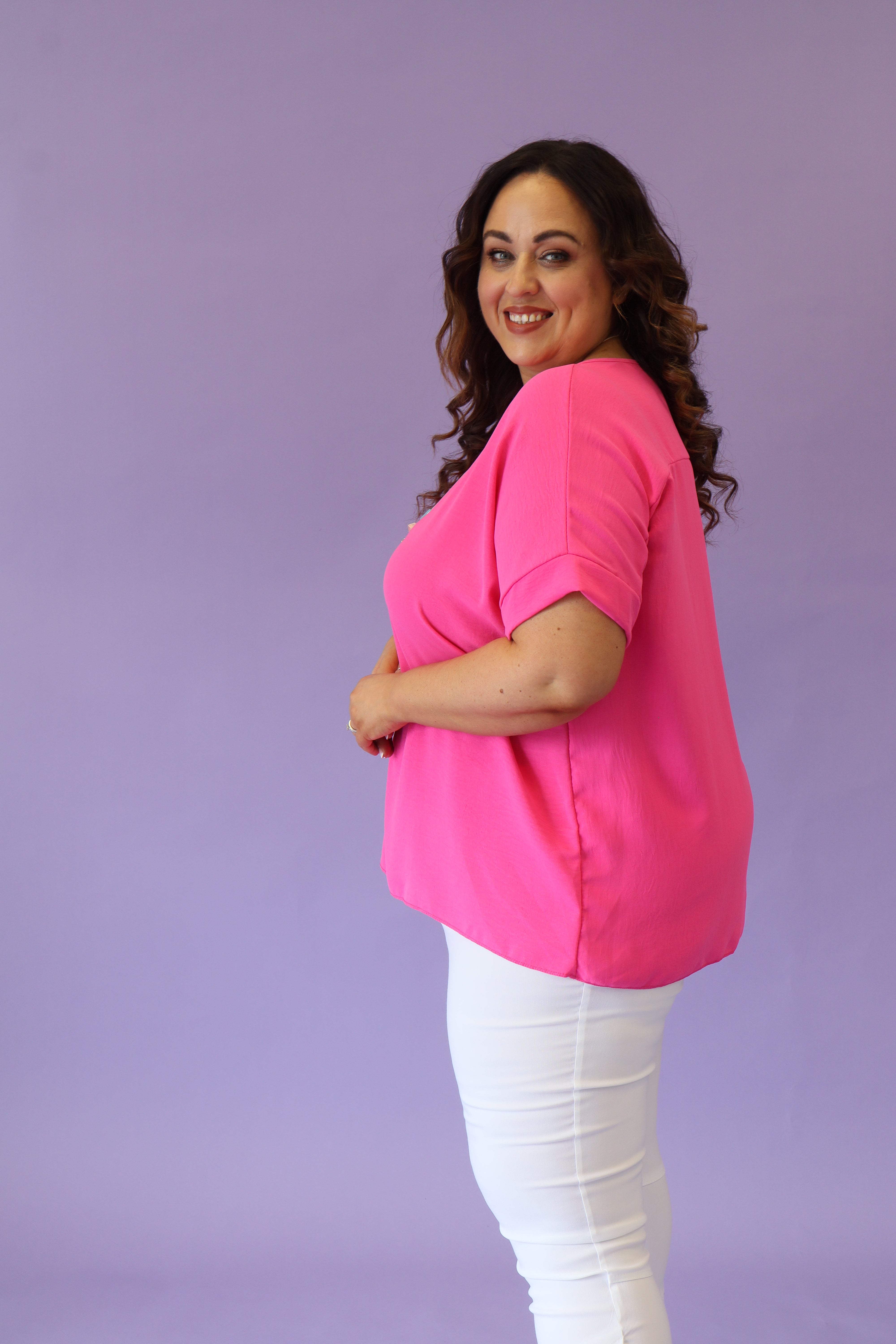 Freya Blouse in Pink