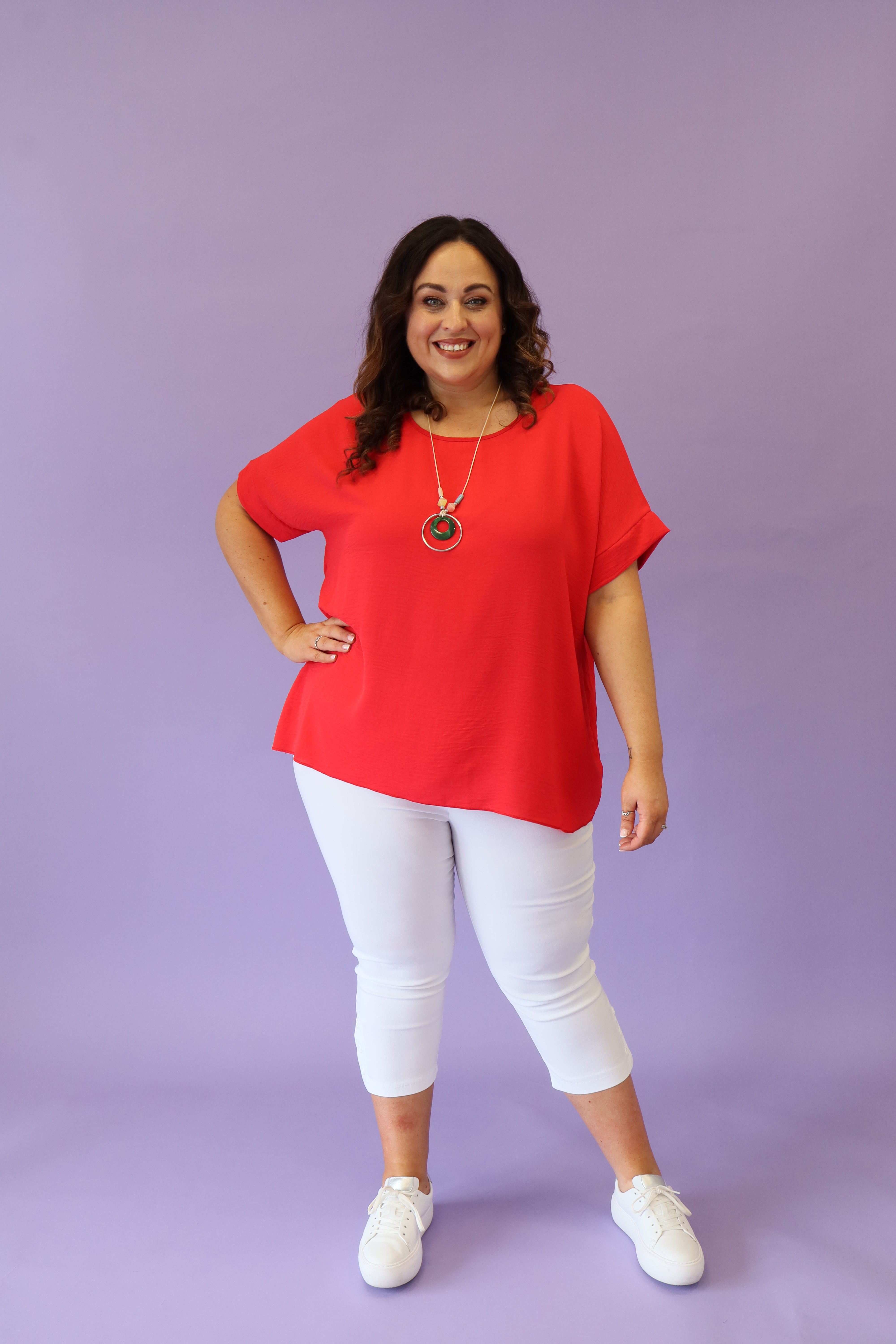 Freya Blouse in Red