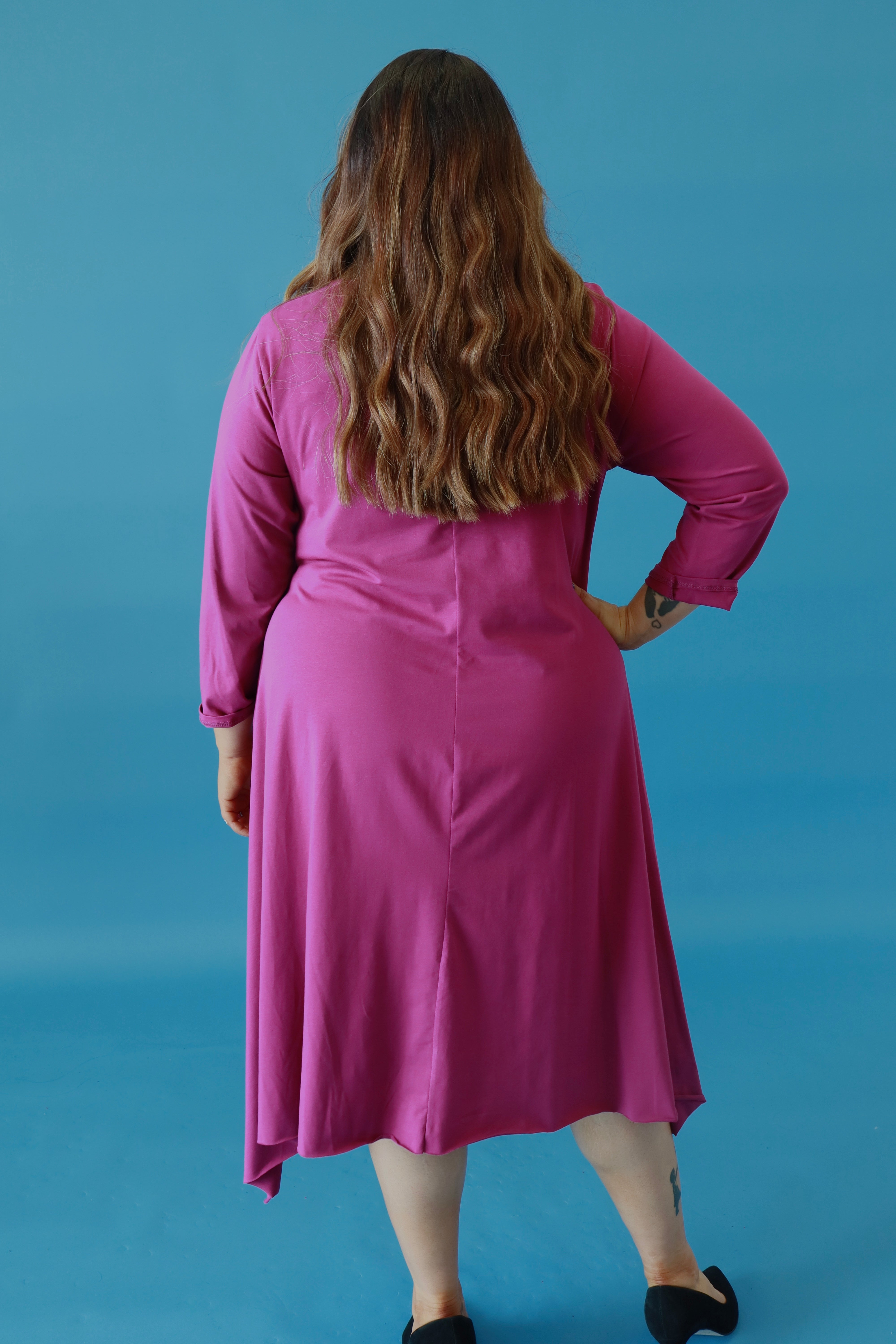 Pippa Dress in Magenta