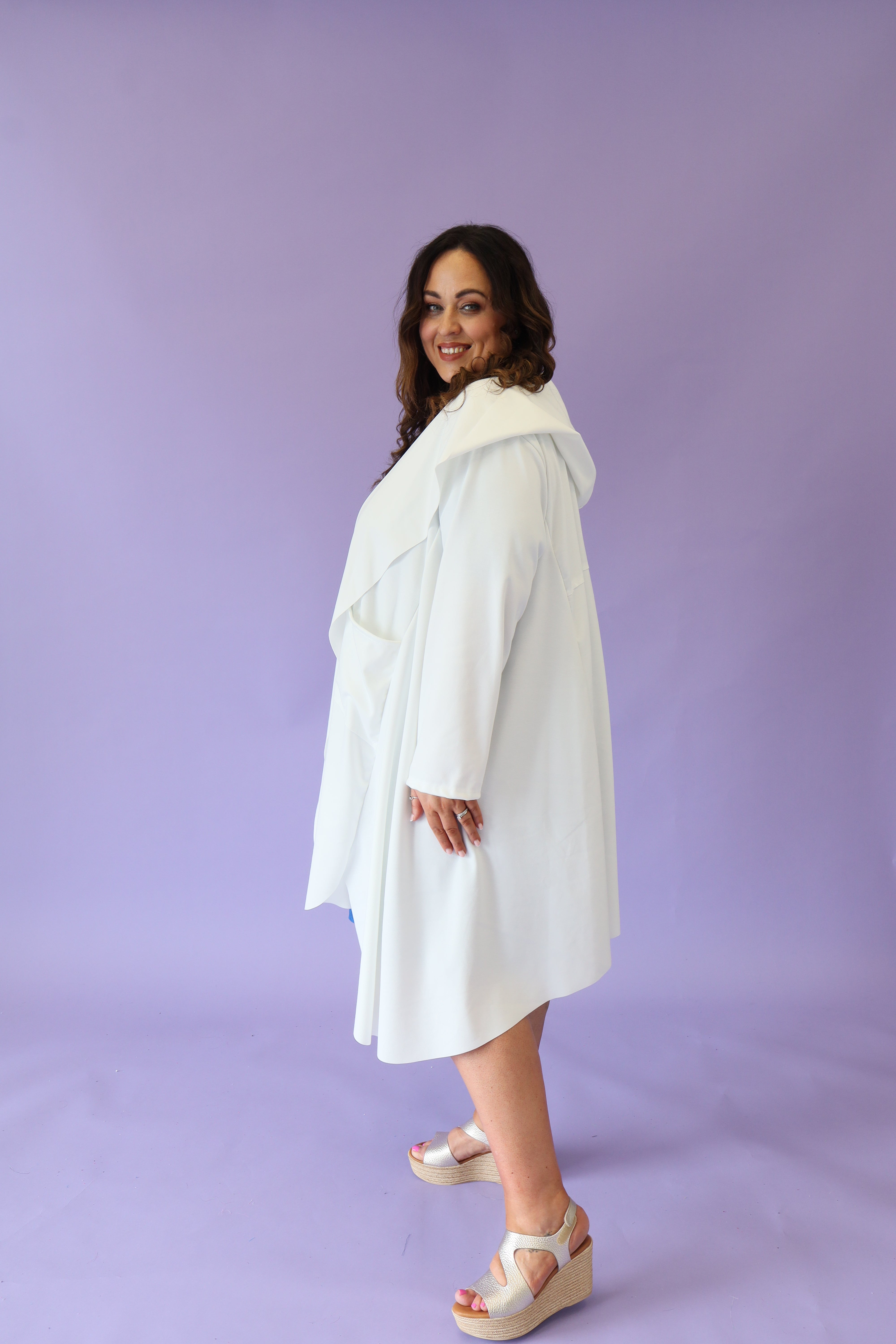 Macy Jacket in White