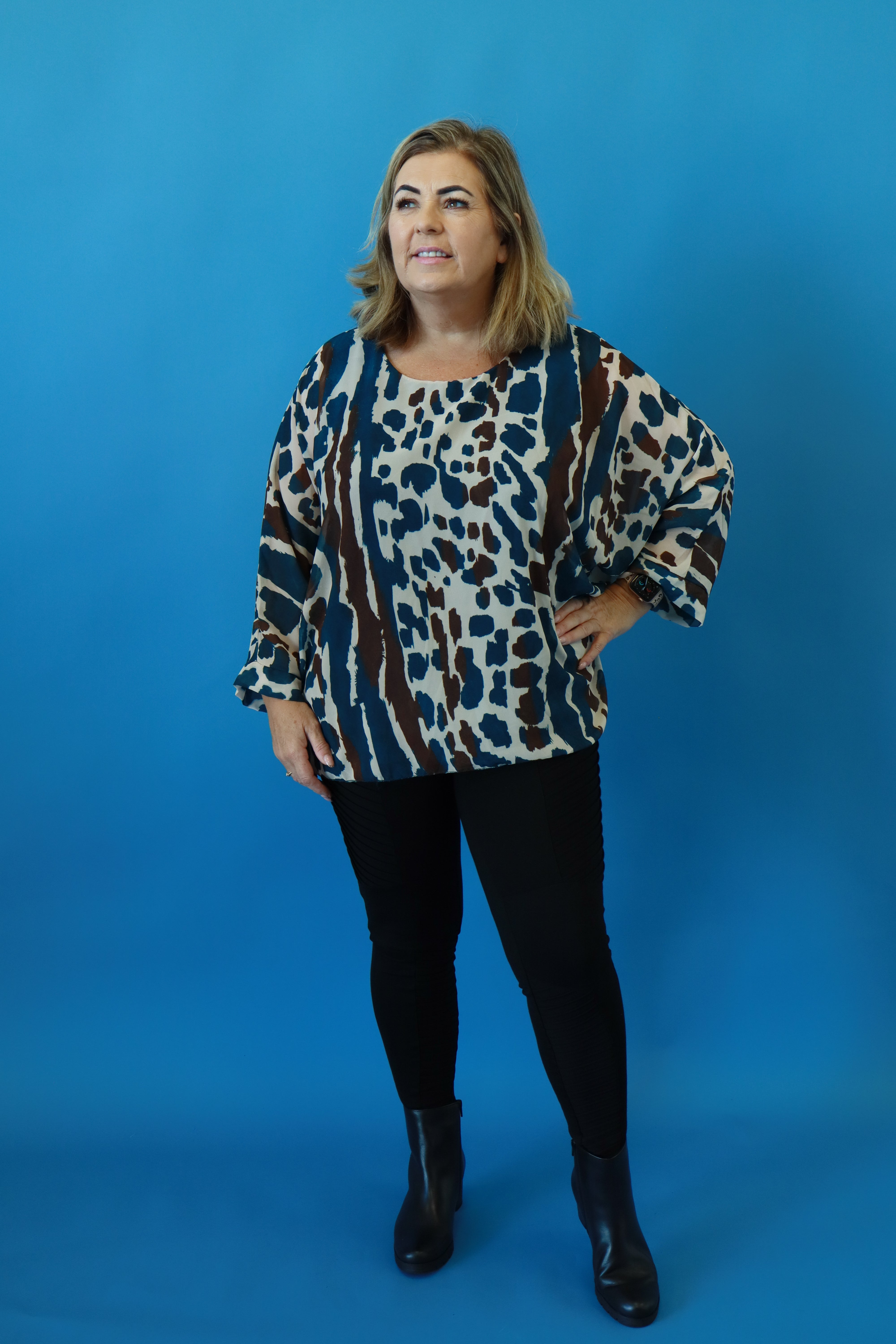 Vanessa Blouse in Teal