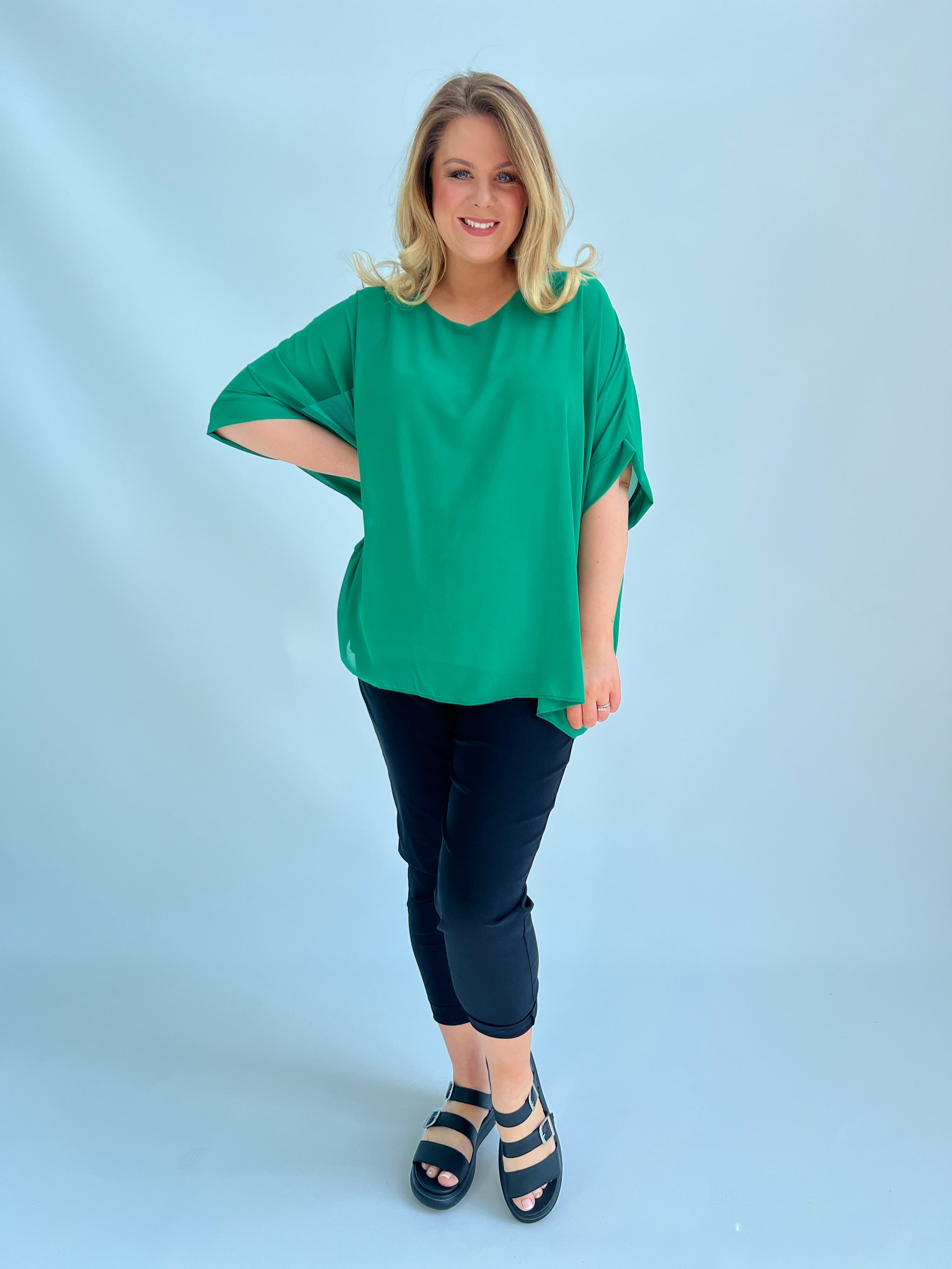 Alice Blouse in Green