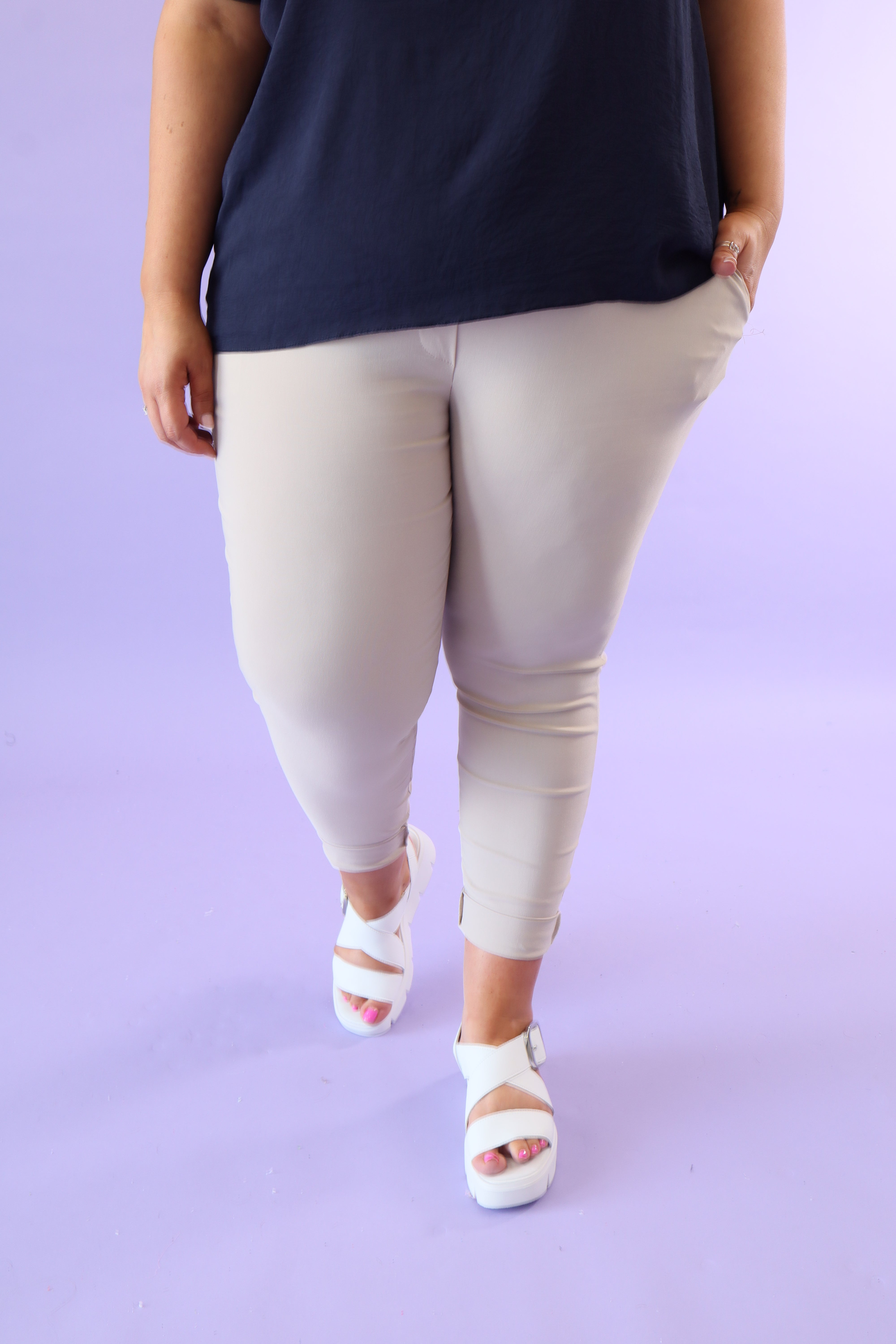 Heidi Jogger in Beige