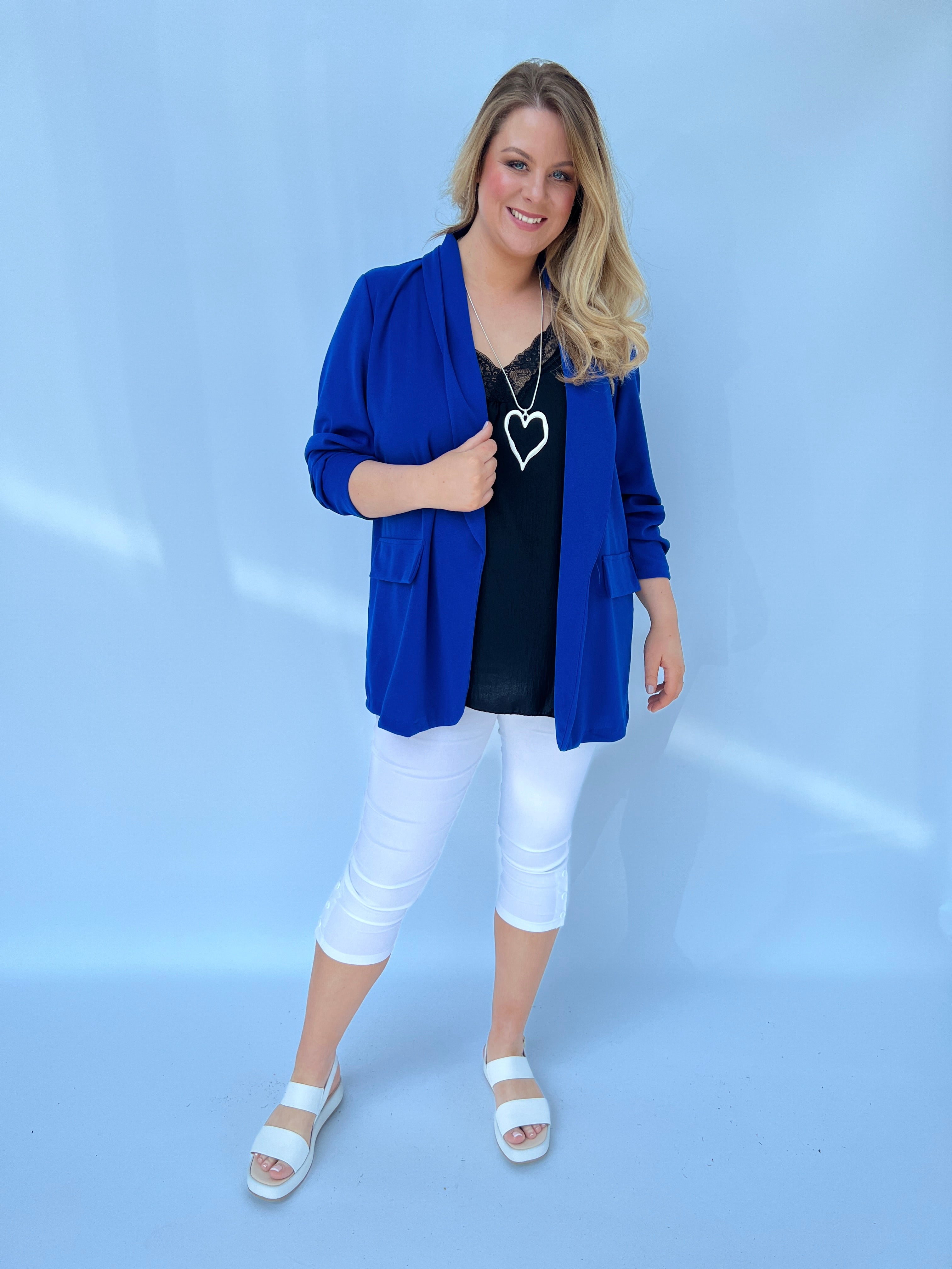 Amy Blazer in Blue