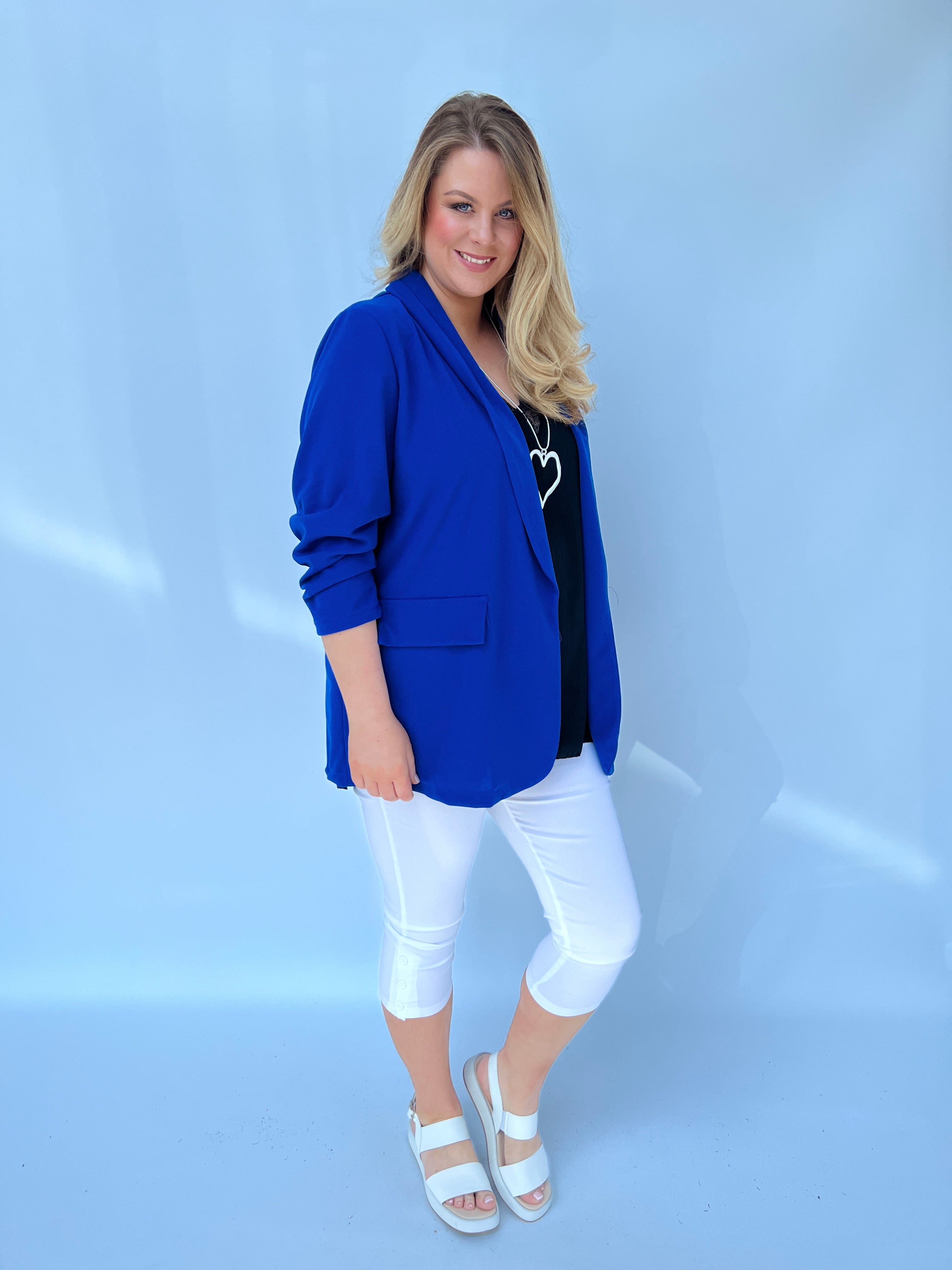 Amy Blazer in Blue