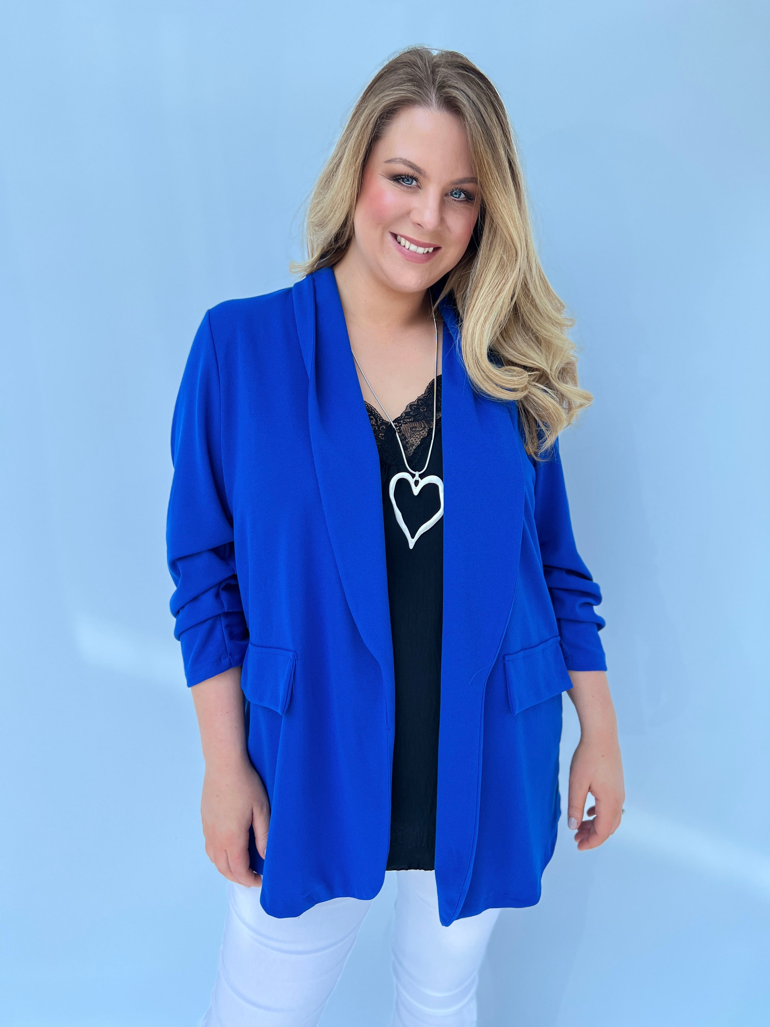 Amy Blazer in Blue