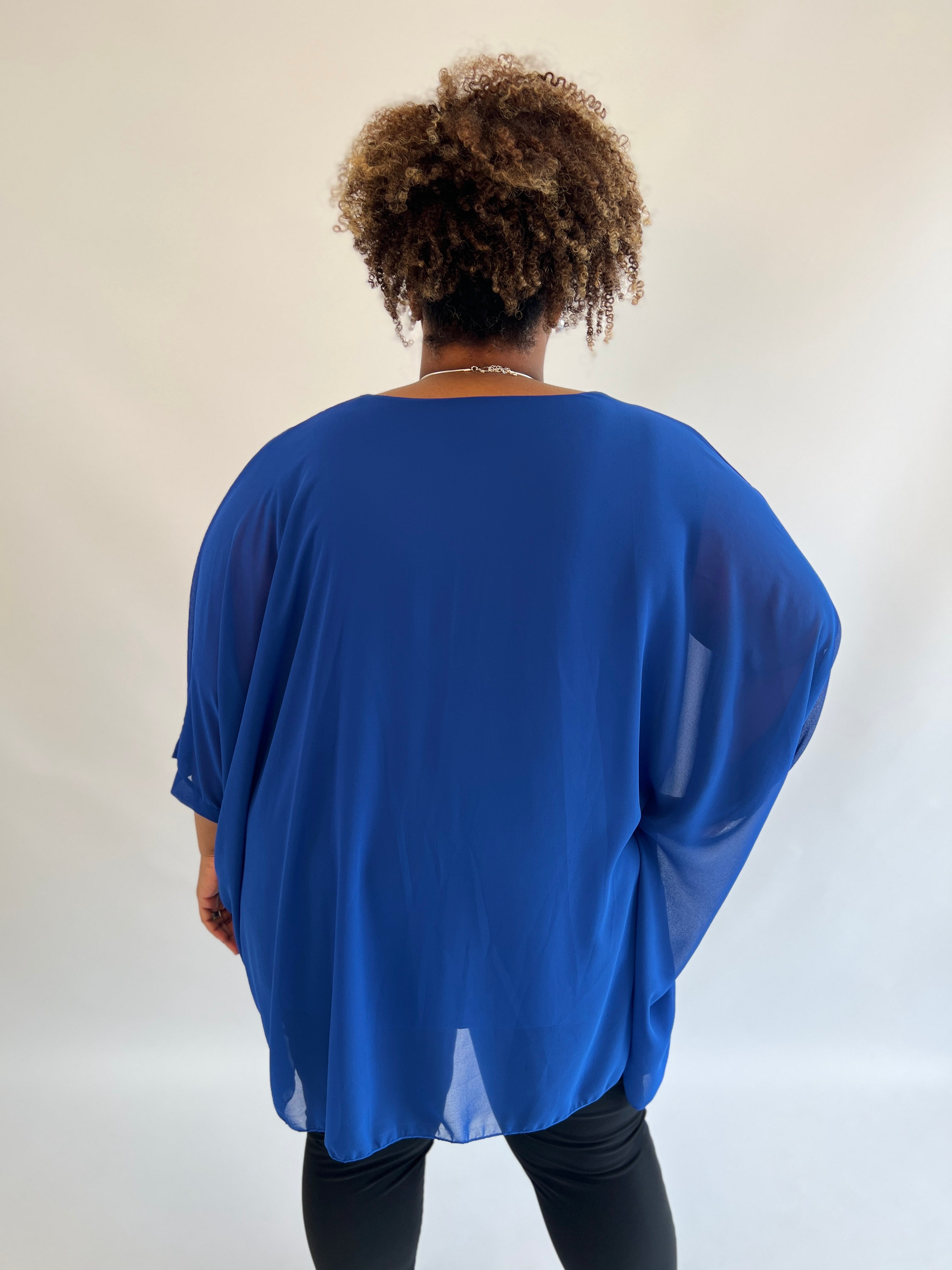 Violet Blouse in Blue