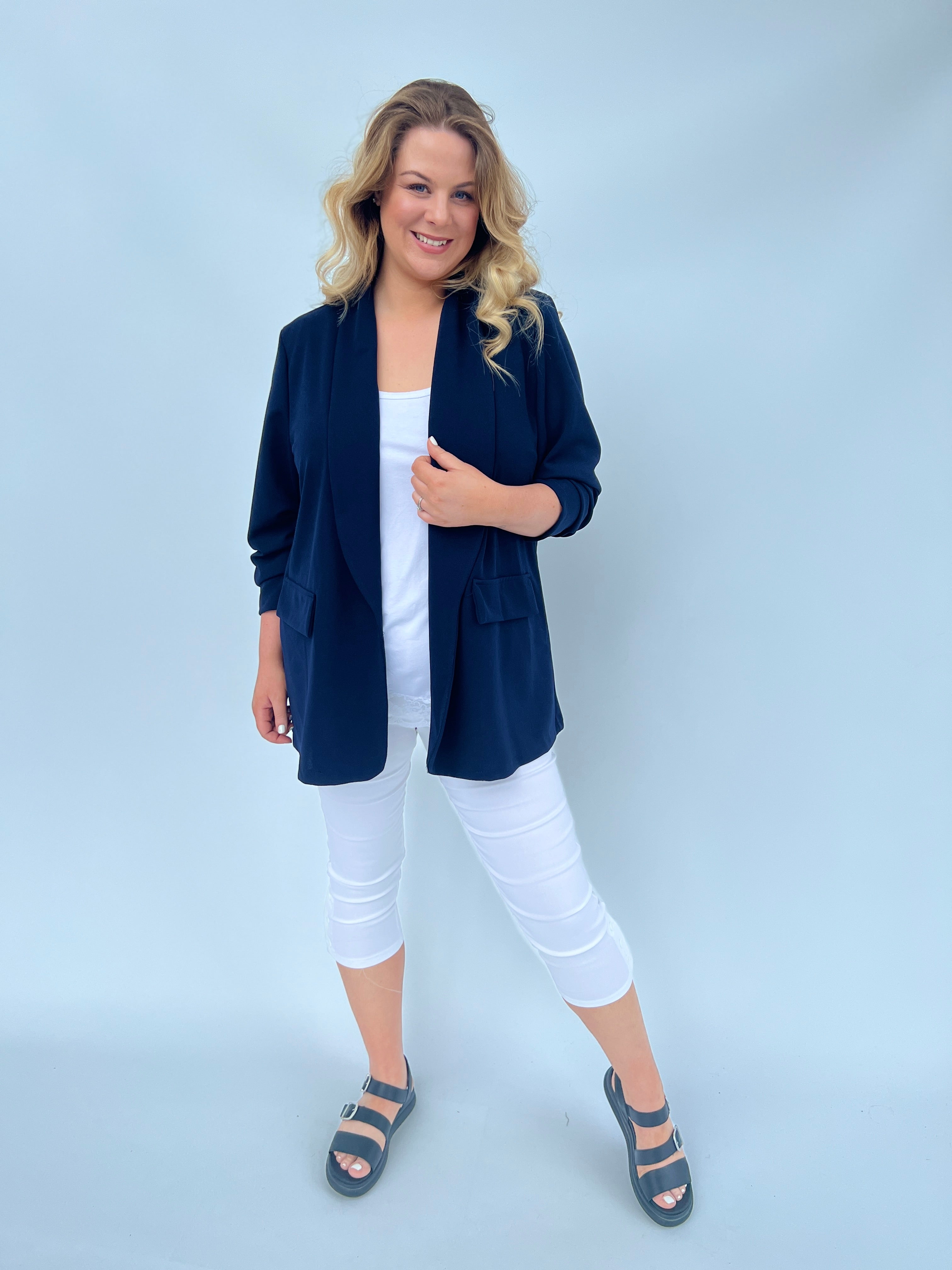 Amy Blazer in Navy