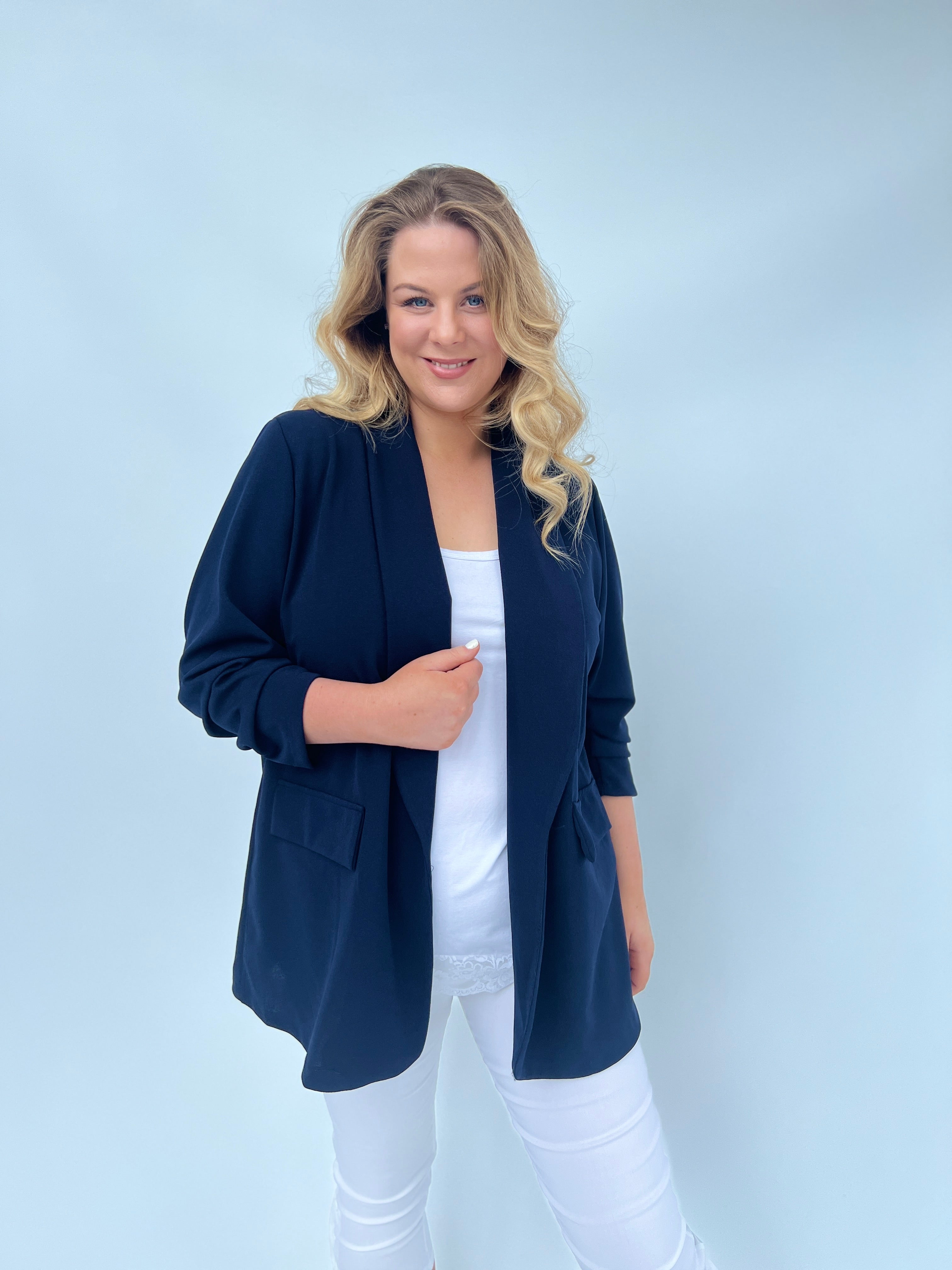 Amy Blazer in Navy