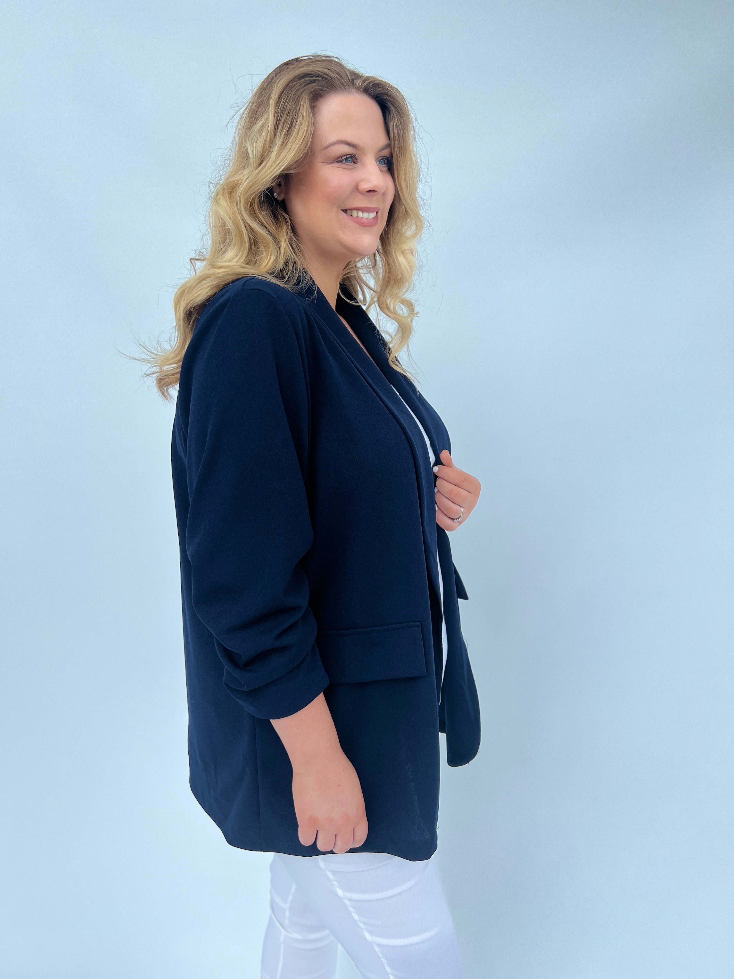 Amy Blazer in Navy