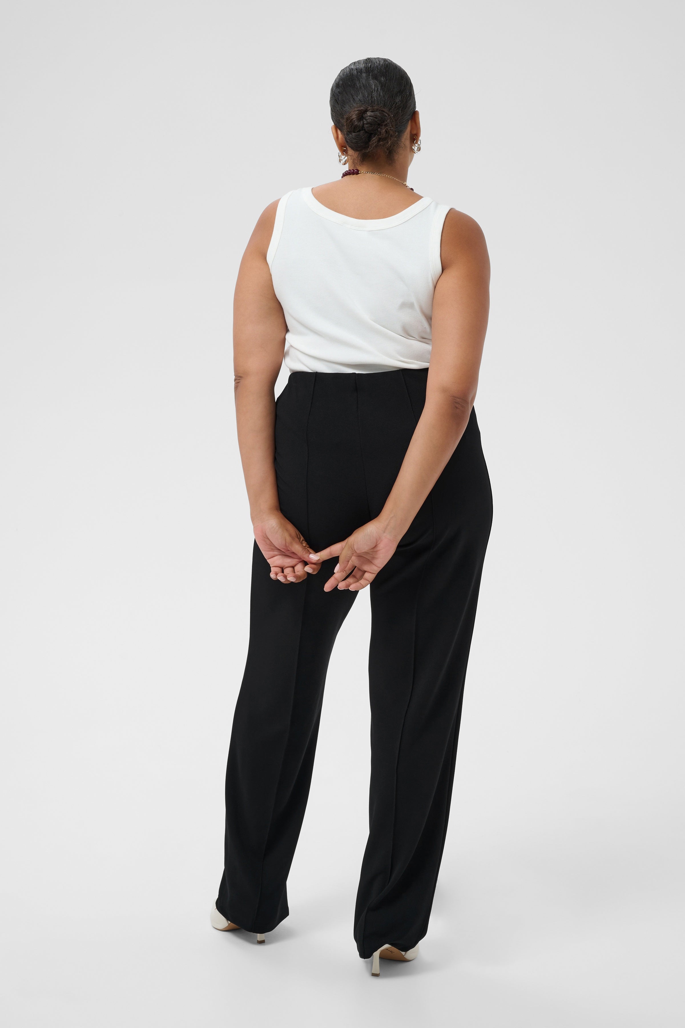 Kaffe Curve Athena Trousers in Black 
