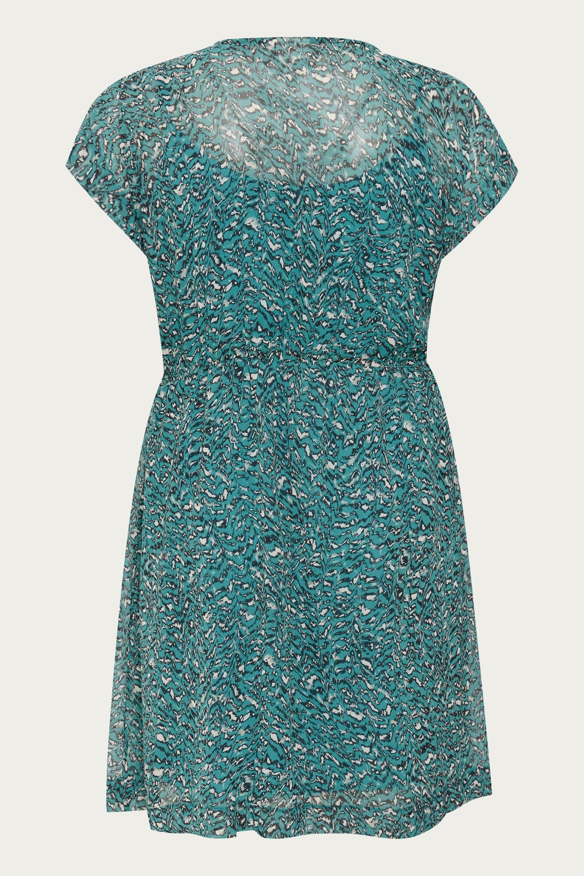 Kaffe Curve Belia Dress in Teal