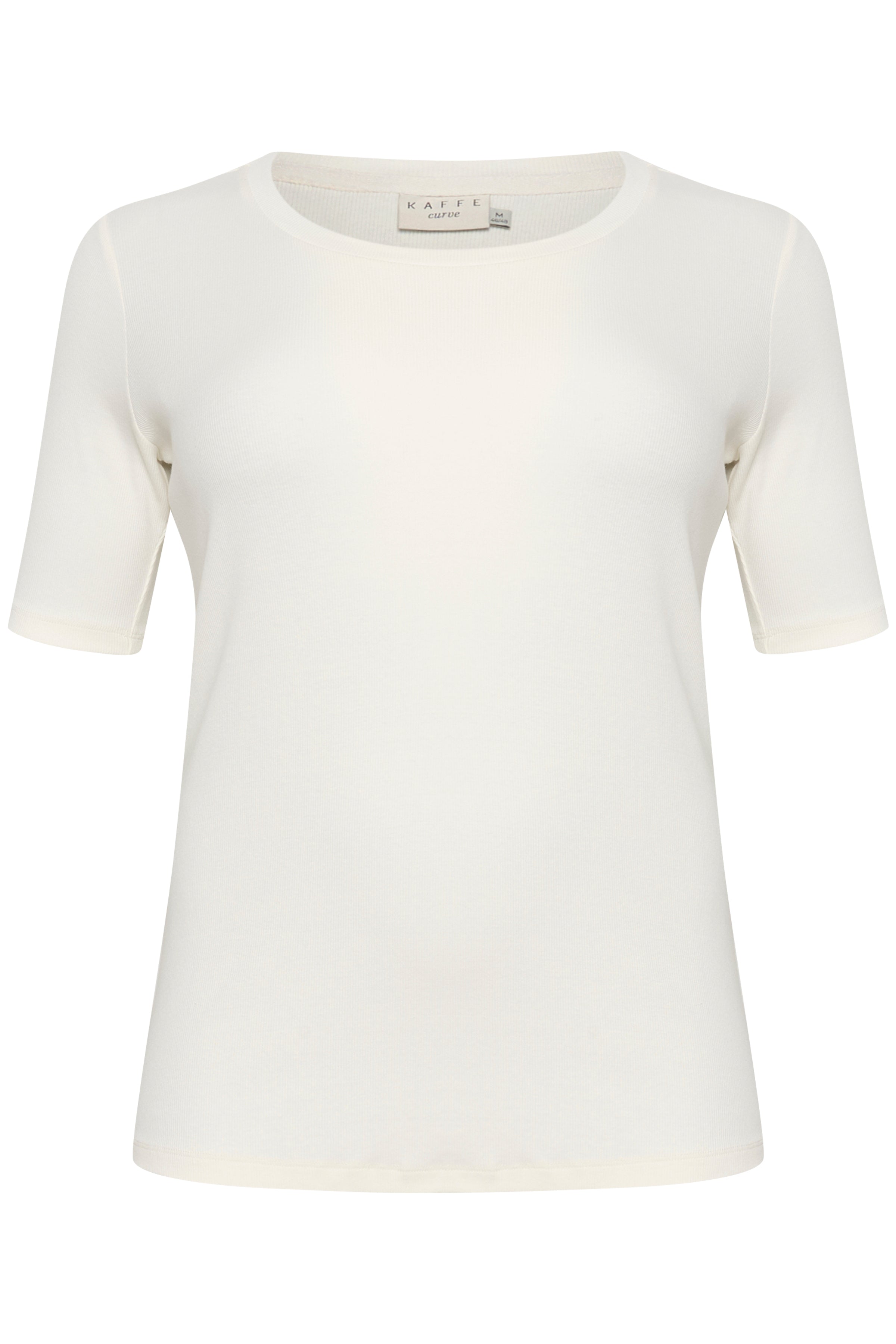 Kaffe Curve Carina T-Shirt in White