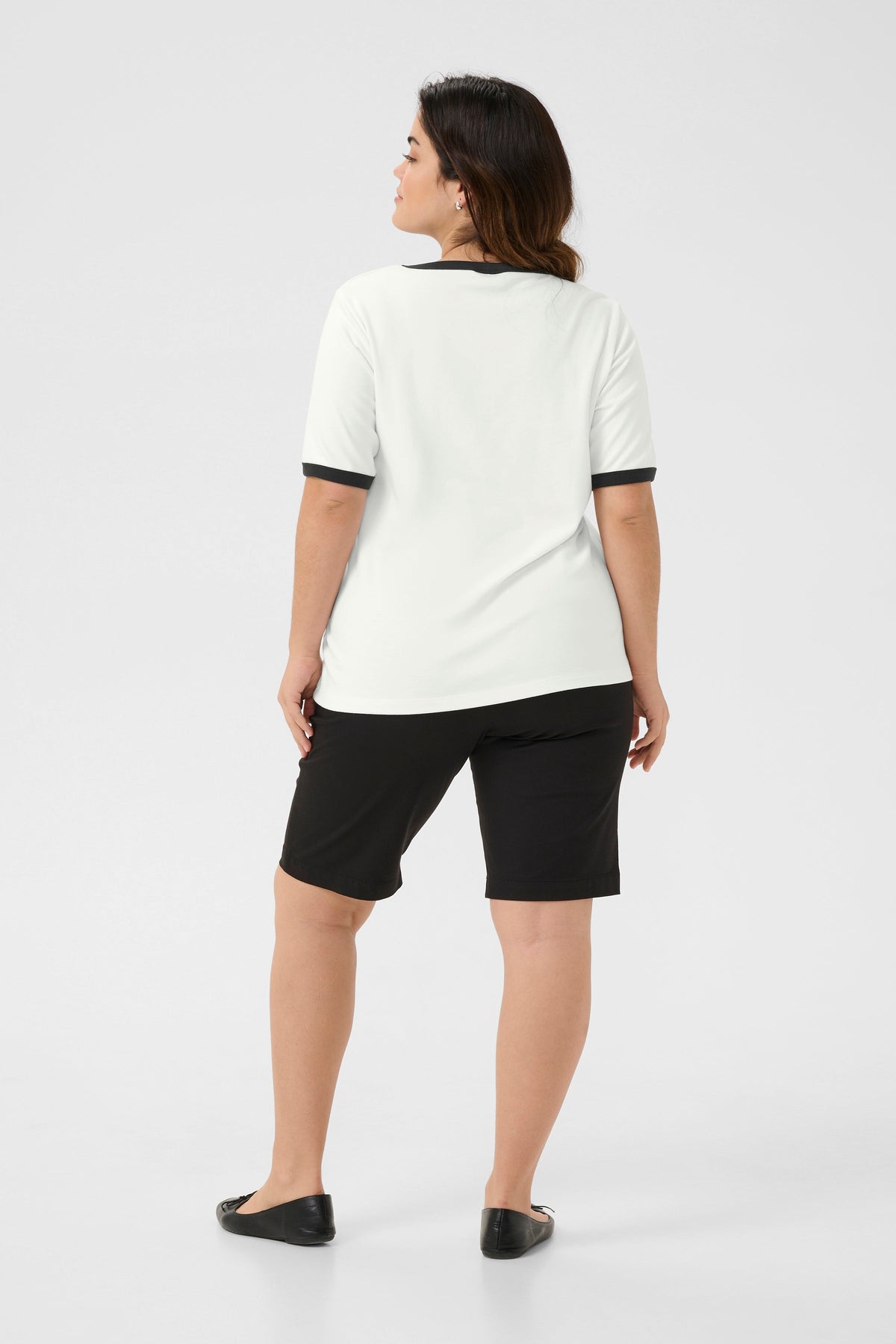 Kaffe Curve Cliana T-Shirt in Black