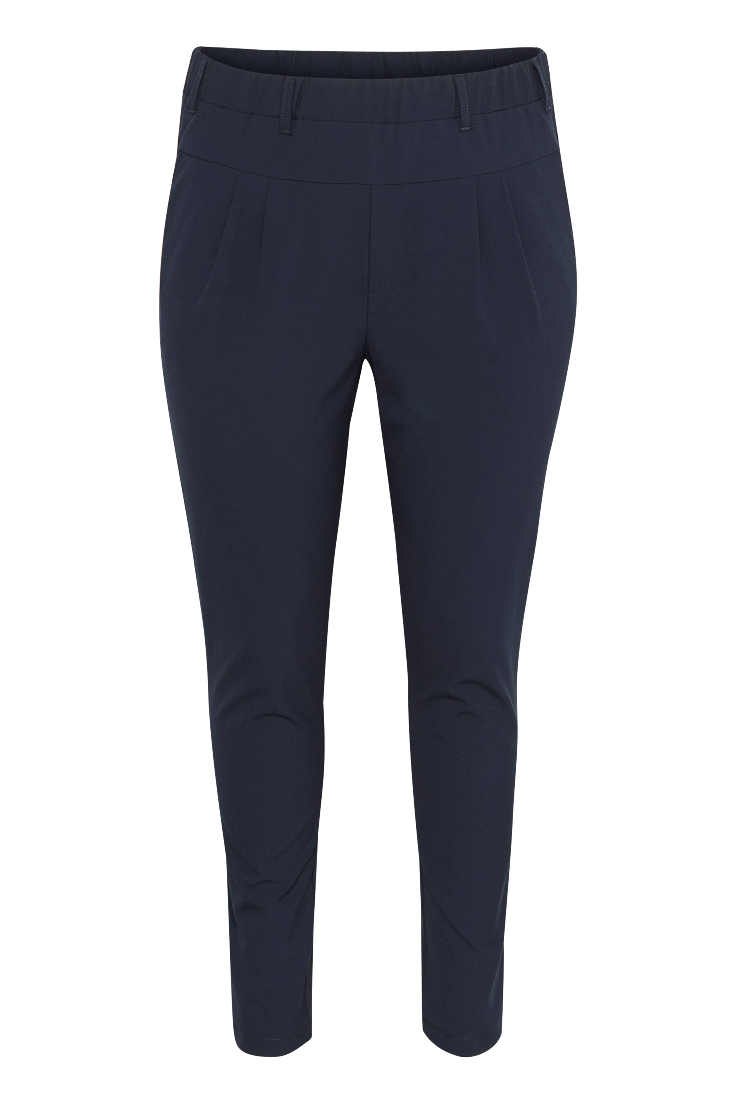 Kaffe Curve Jia Trousers in Navy