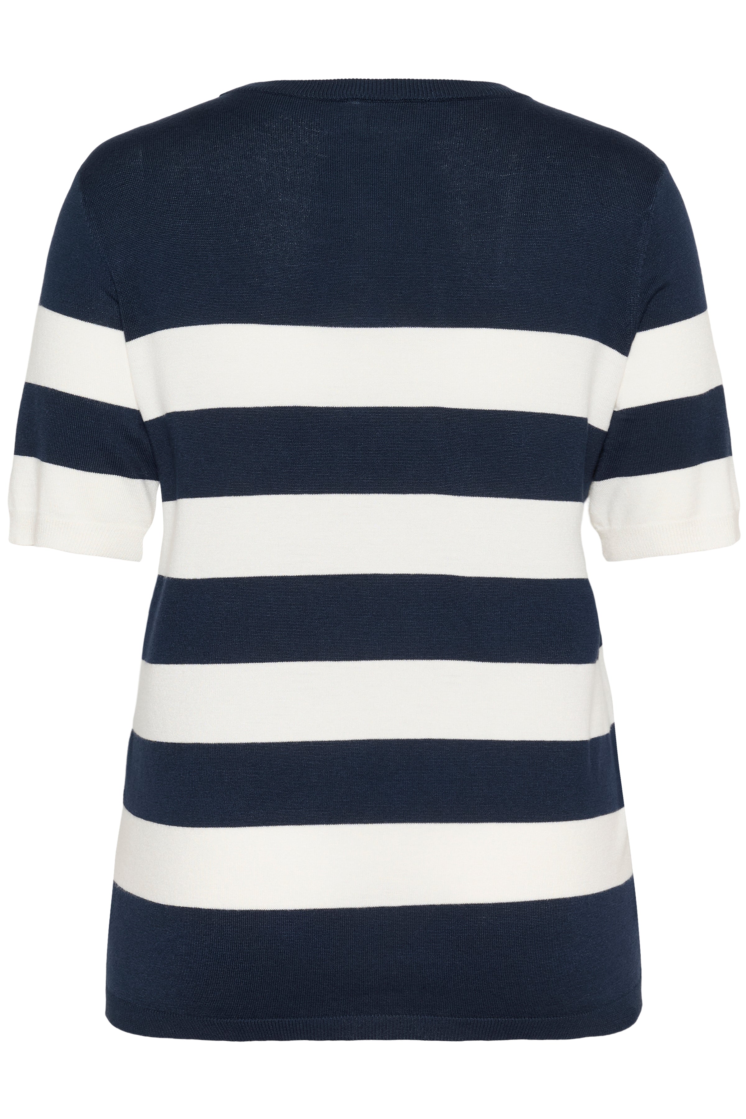 Kaffe Curve Lizzy Knit Top in Midnight Blue