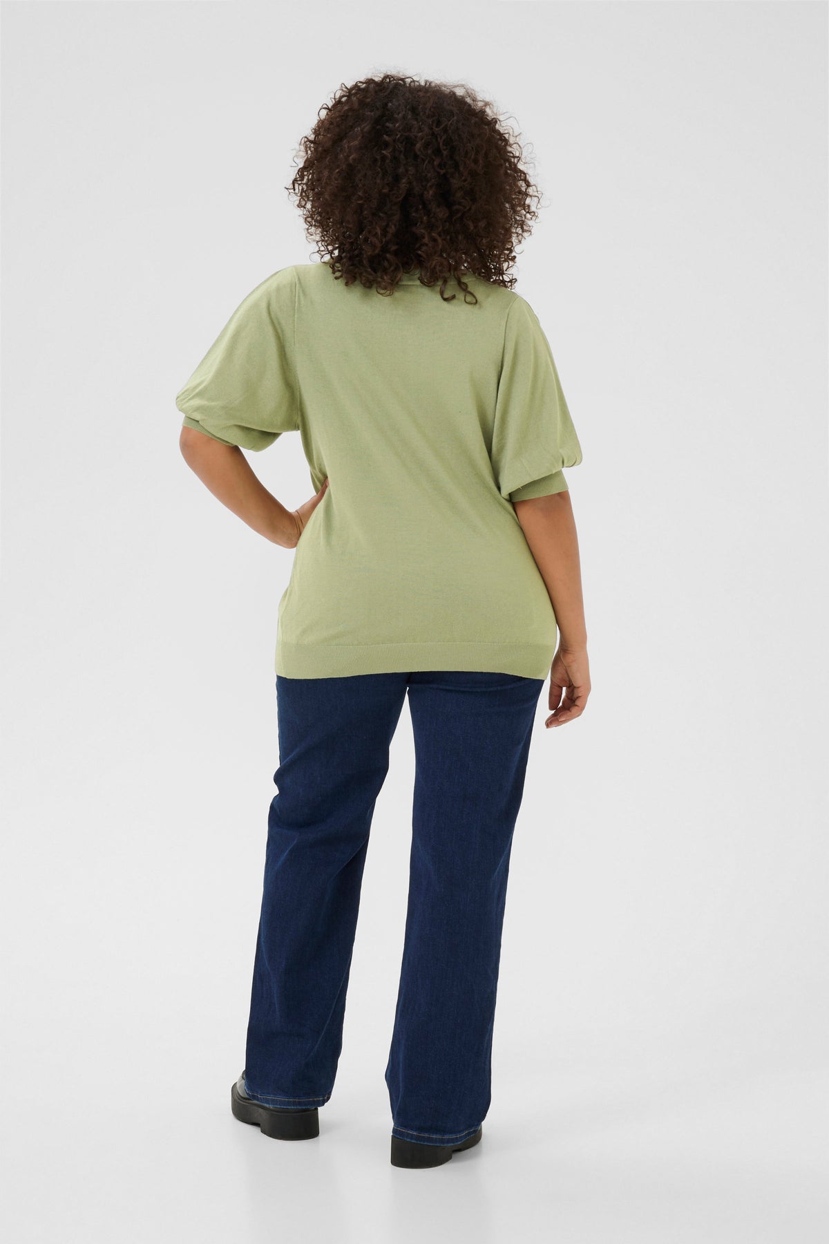 Kaffe Curve Loni Knit in Green
