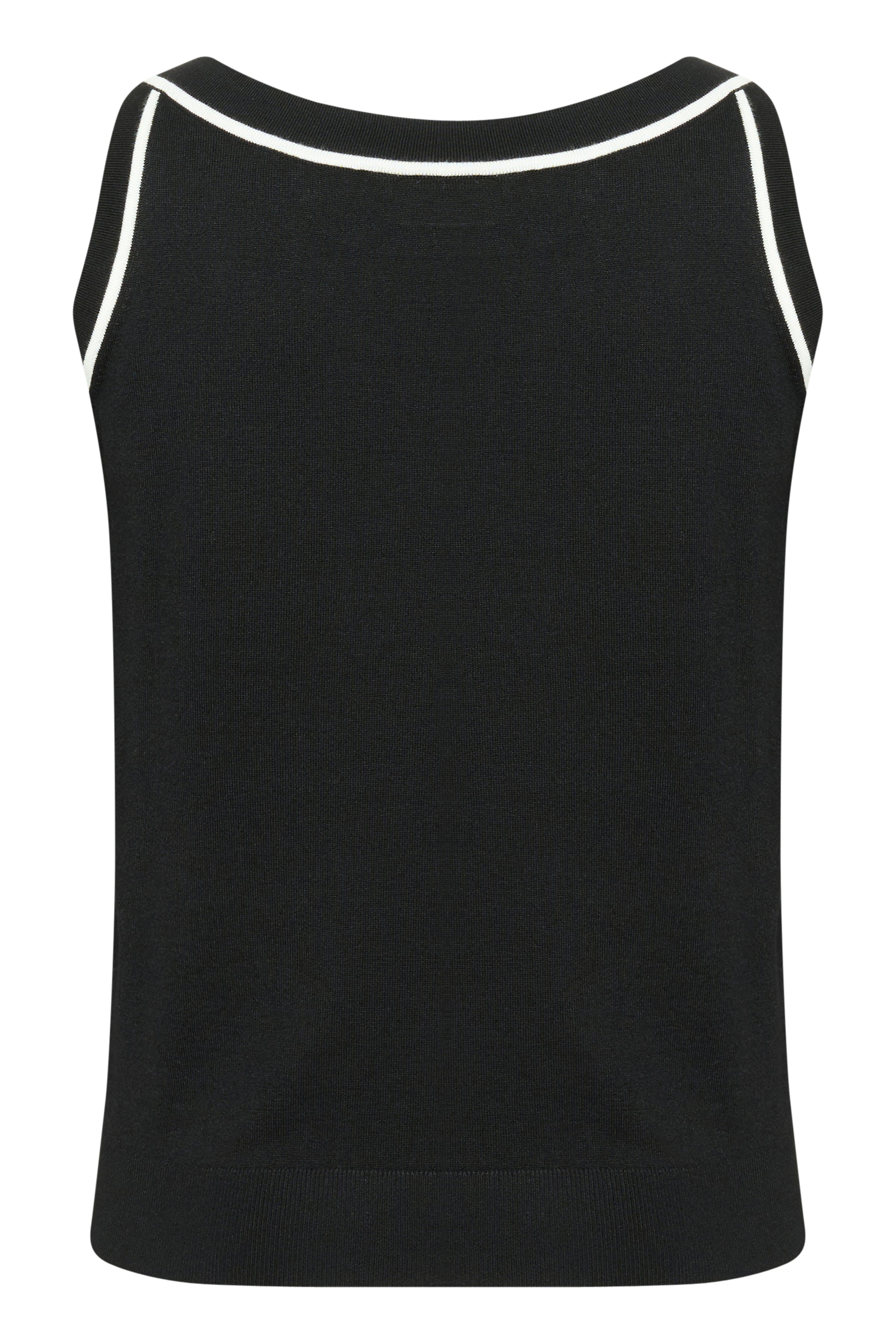 Kaffe Curve Mallie Knit Vest in Black