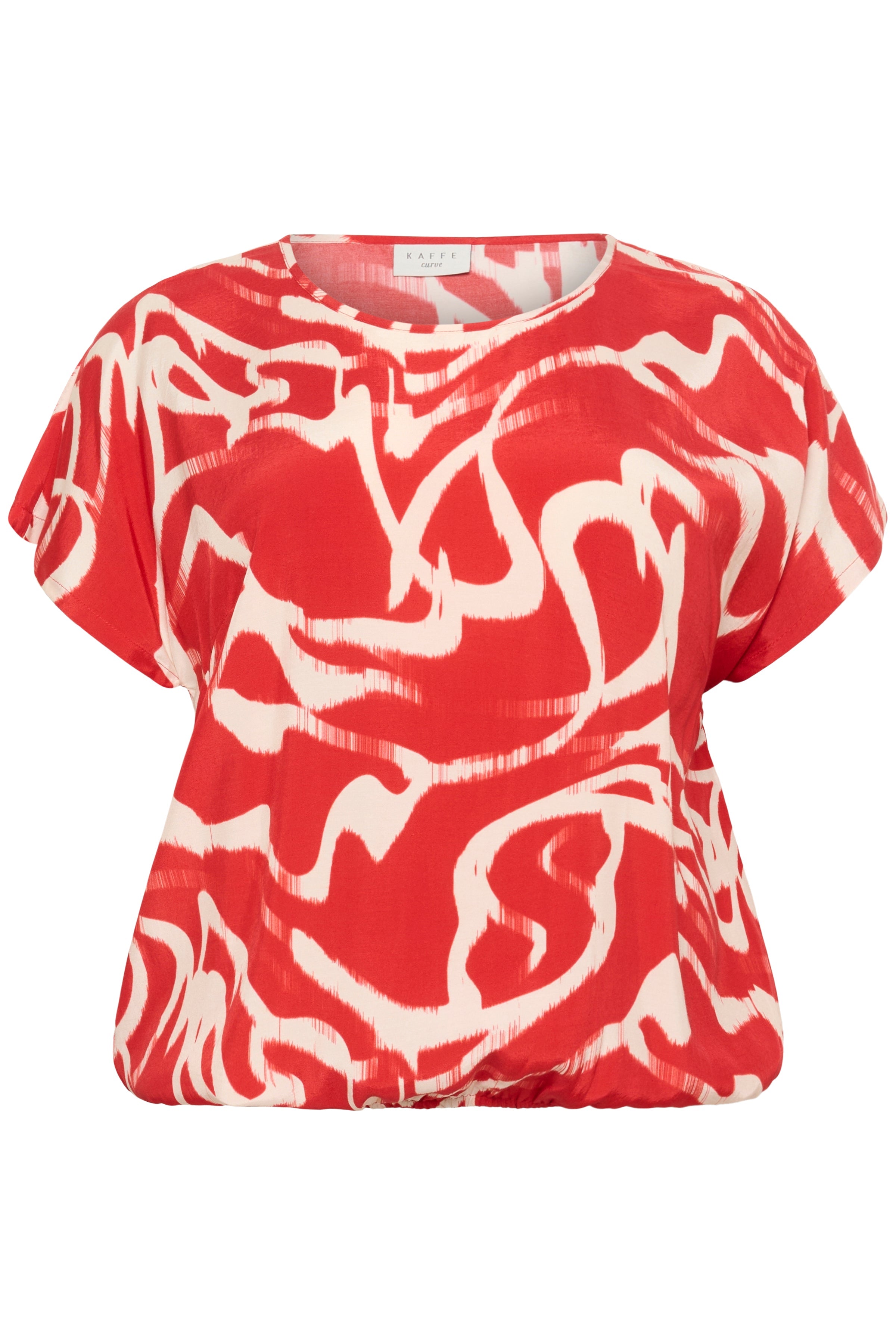 Kaffe Curve Maren Blouse in Red