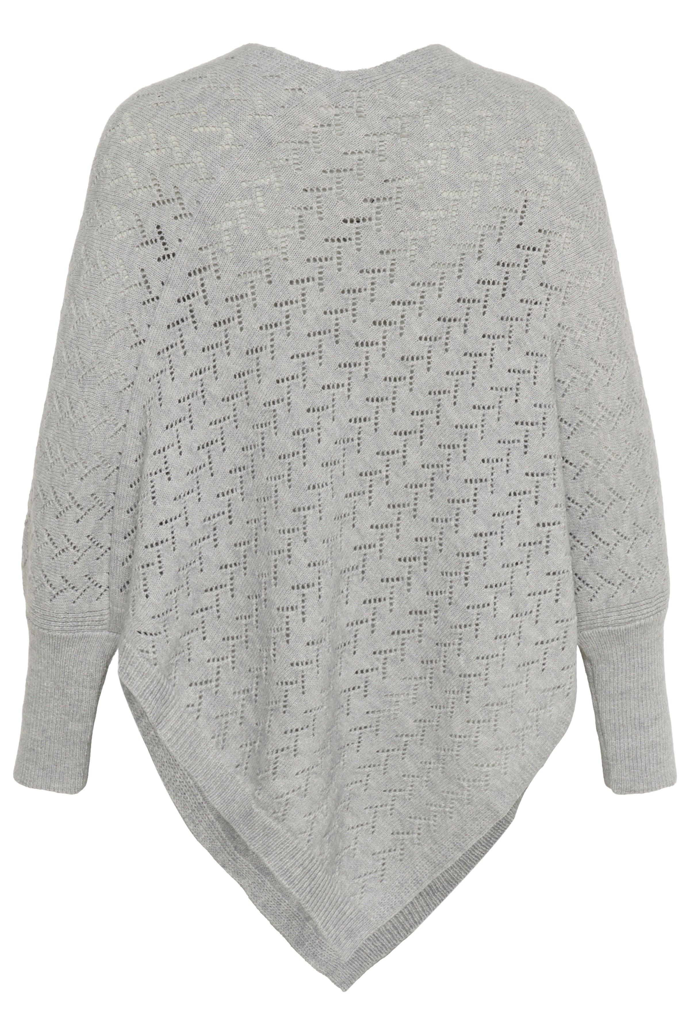Kaffe Curve Olina Poncho in Grey