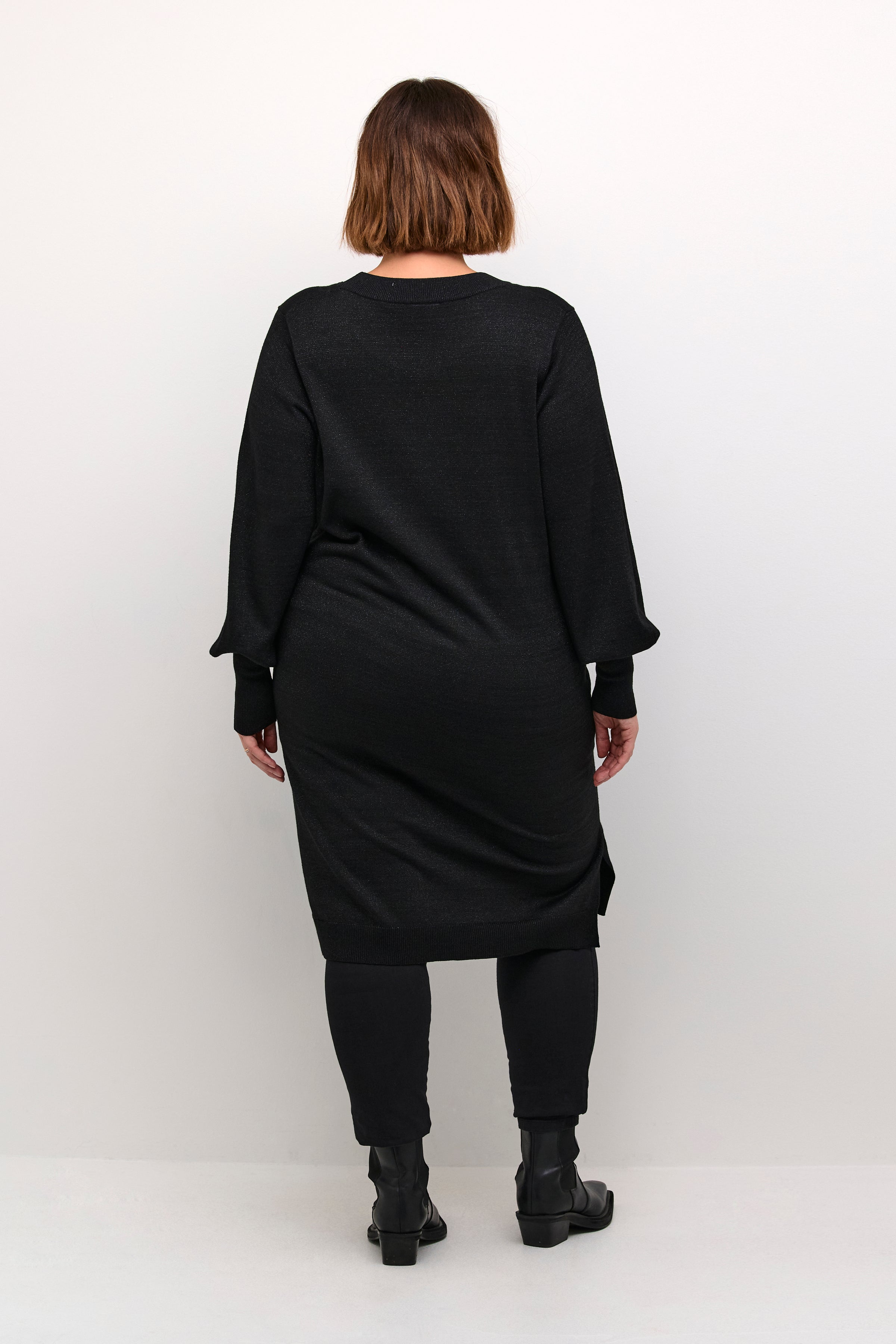 Kaffe Curve Regitta Dress in Black