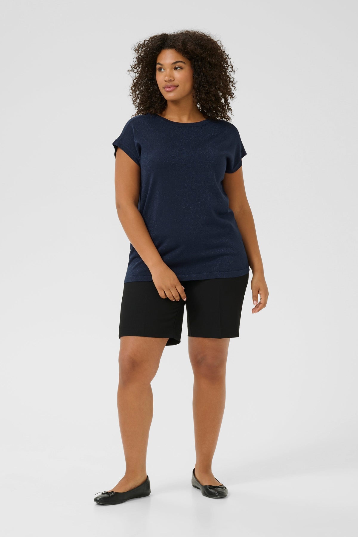 Kaffe Curve Regitta Top Navy