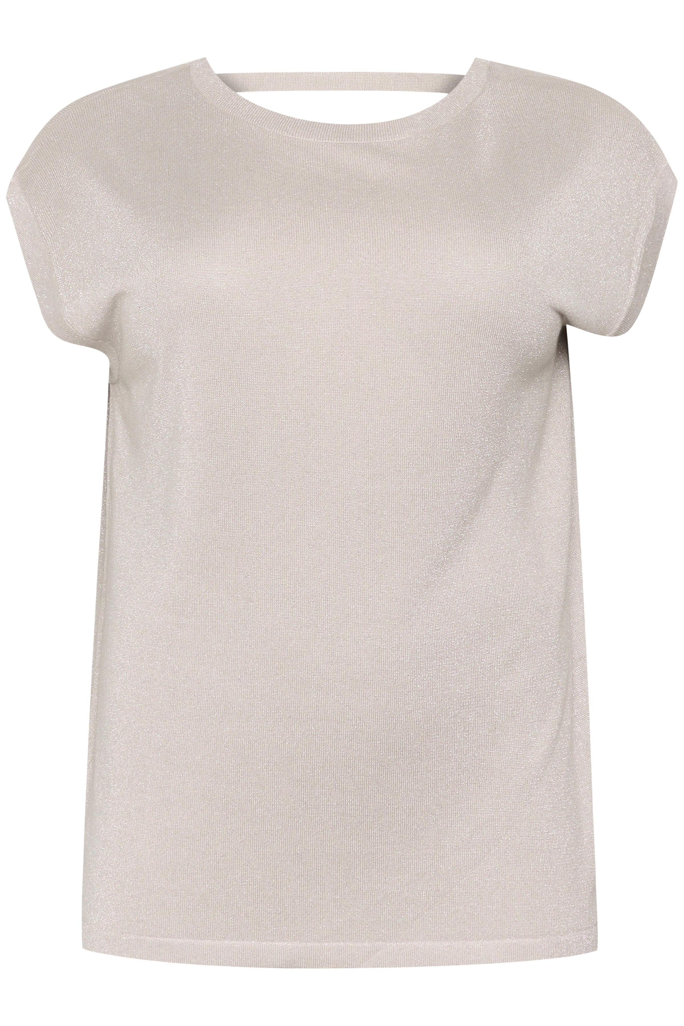 Kaffe Curve Regitta Top Silver