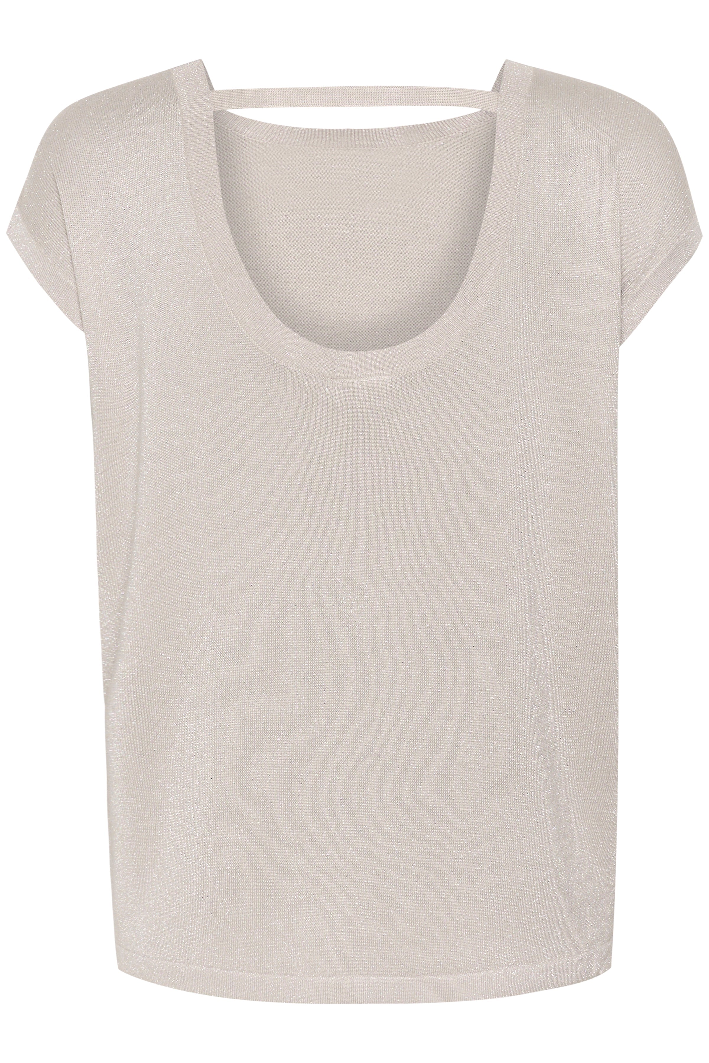 Kaffe Curve Regitta Top Silver