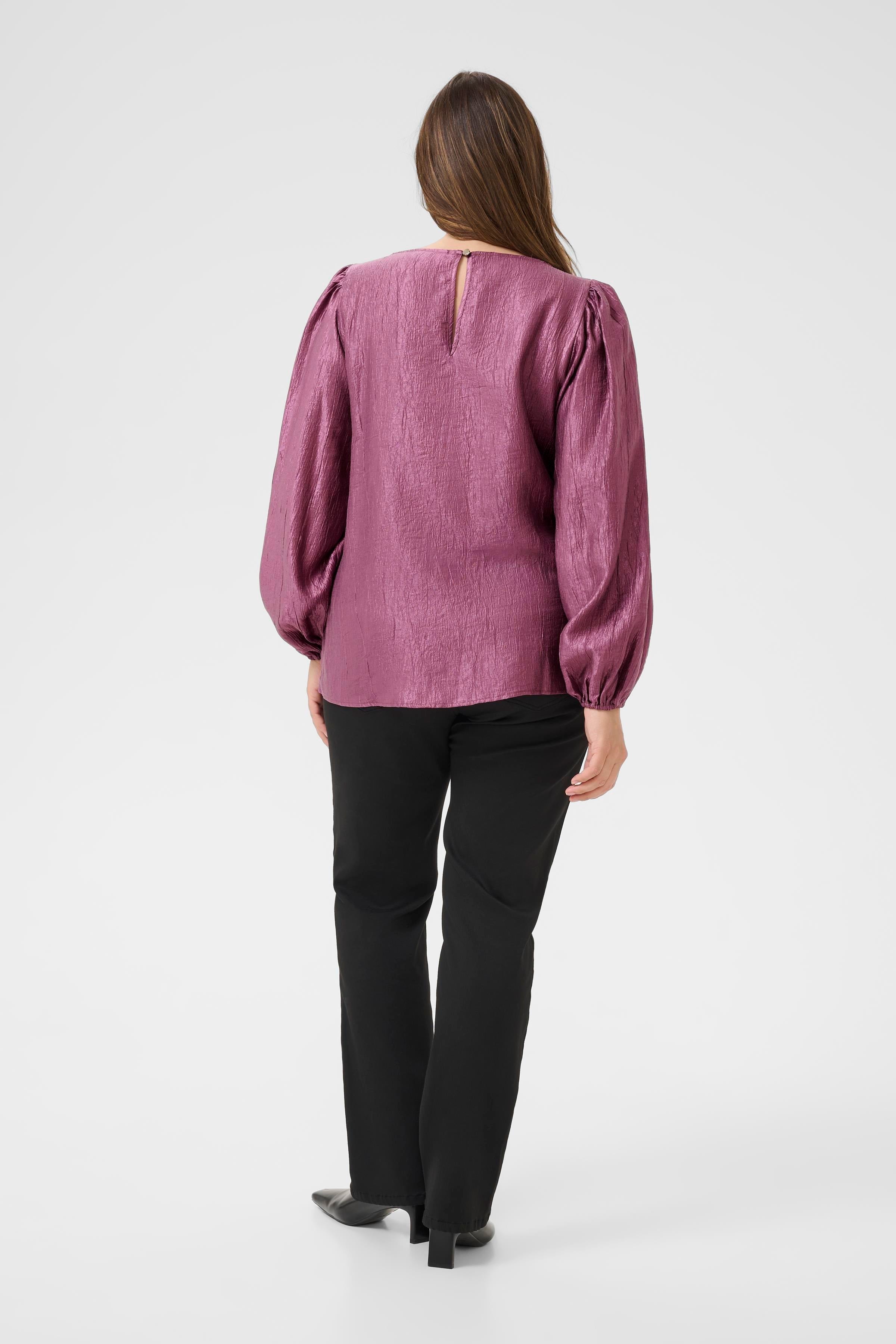 Kaffe Curve Rizza Blouse in Pink