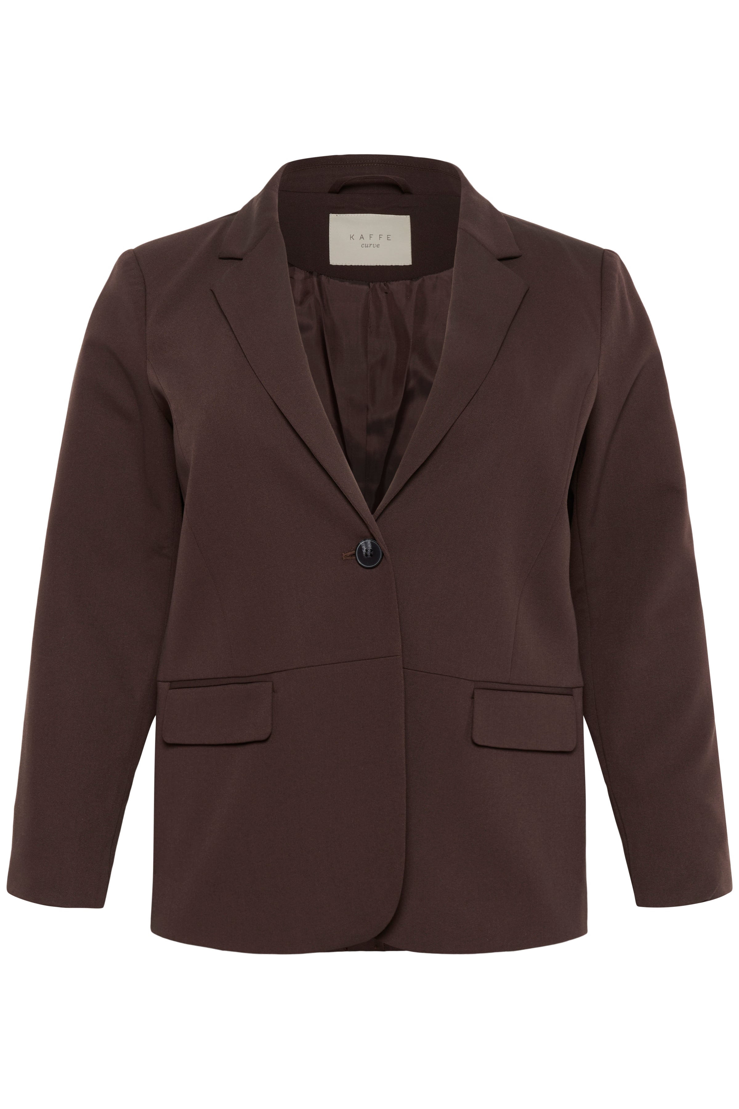 Kaffe Curve Sakira Blazer in Brown
