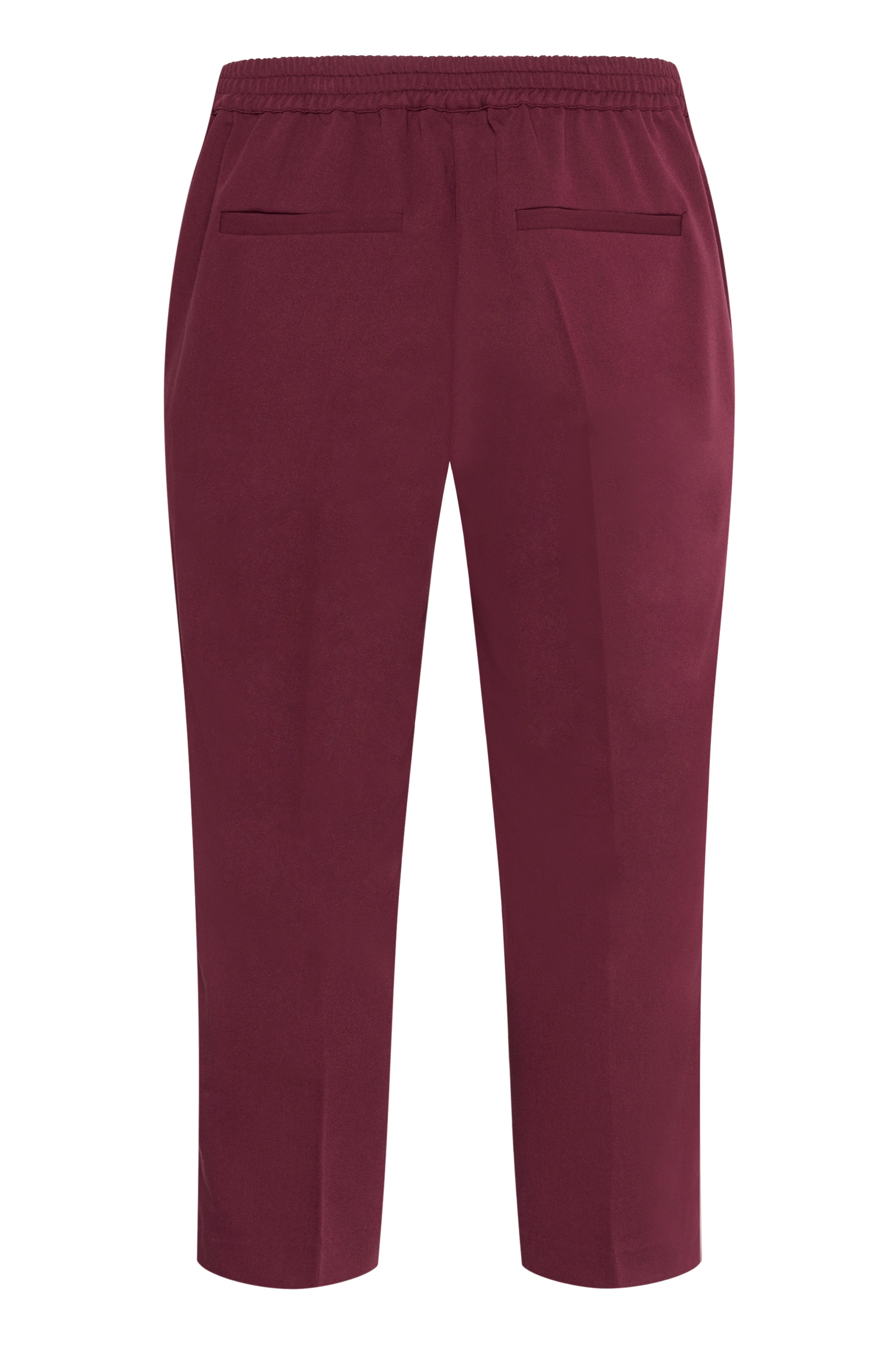 Kaffe Curve Sakira Crop Trousers in Wine