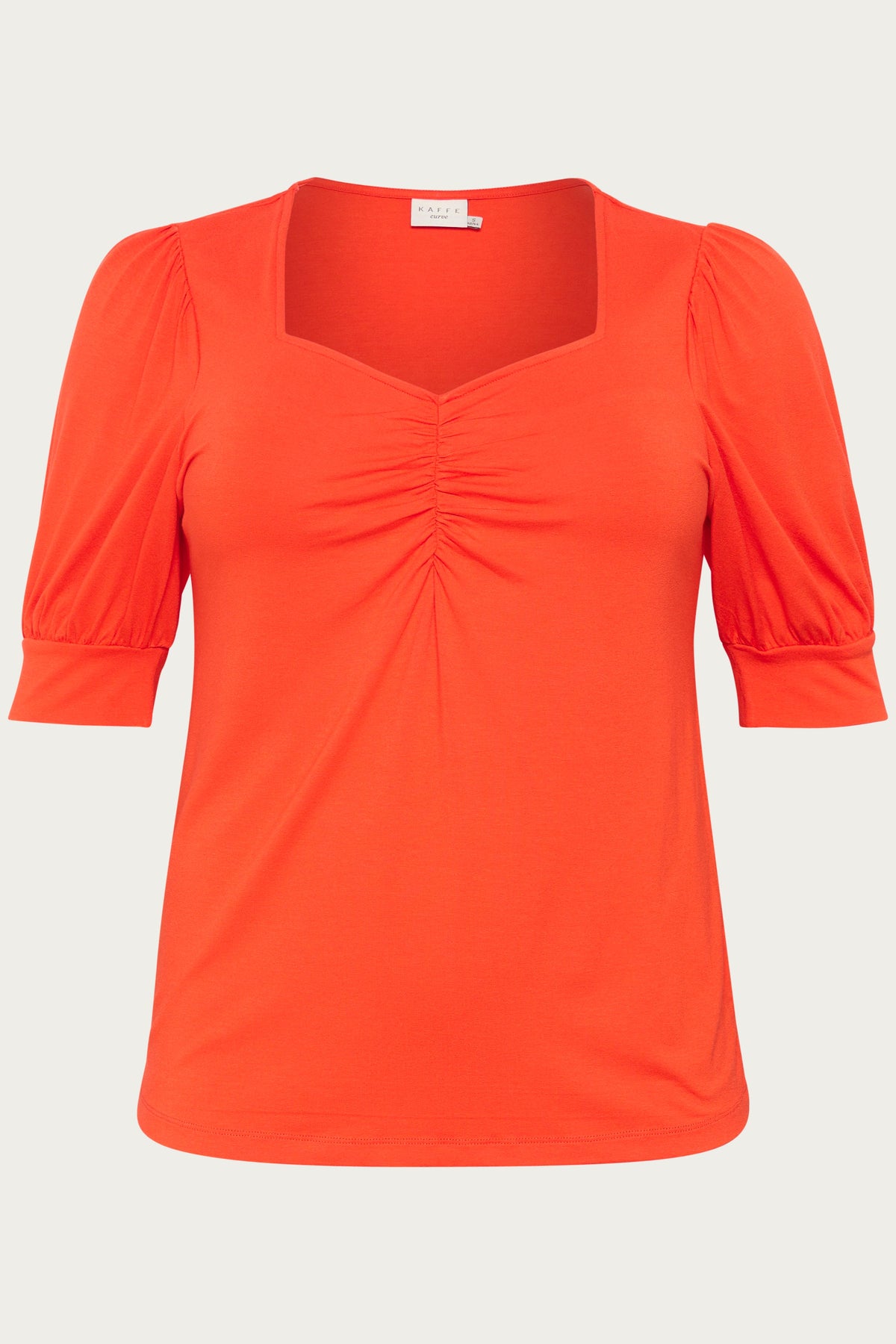 Kaffe Curve Sissy Blouse in Orange