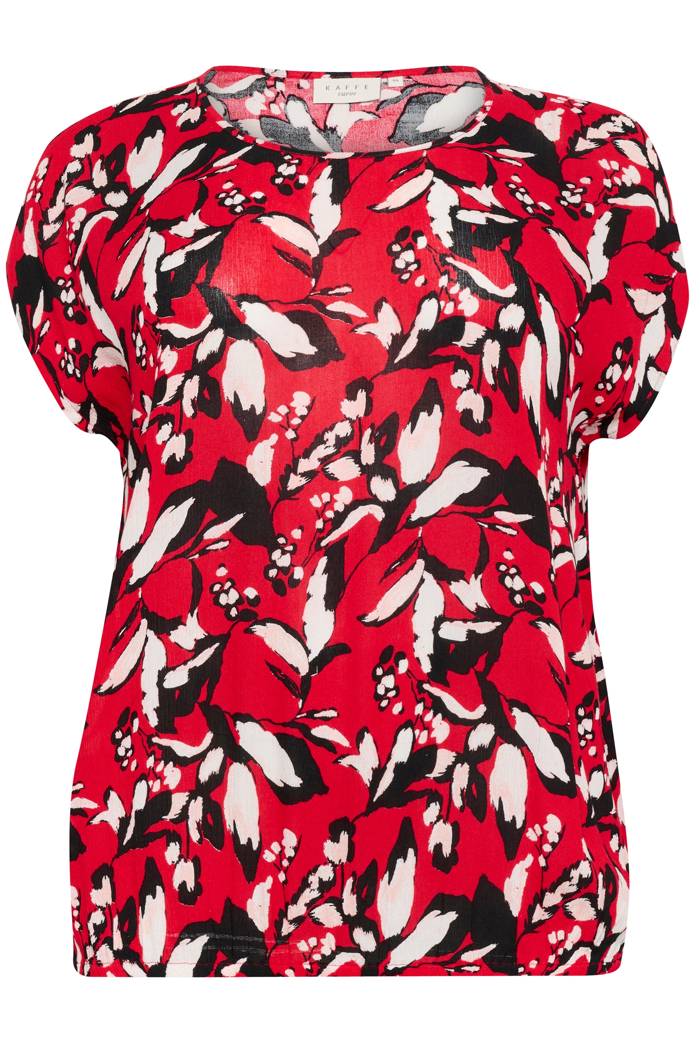 Kaffe Curve Stanley Blouse in Red Graphic Print