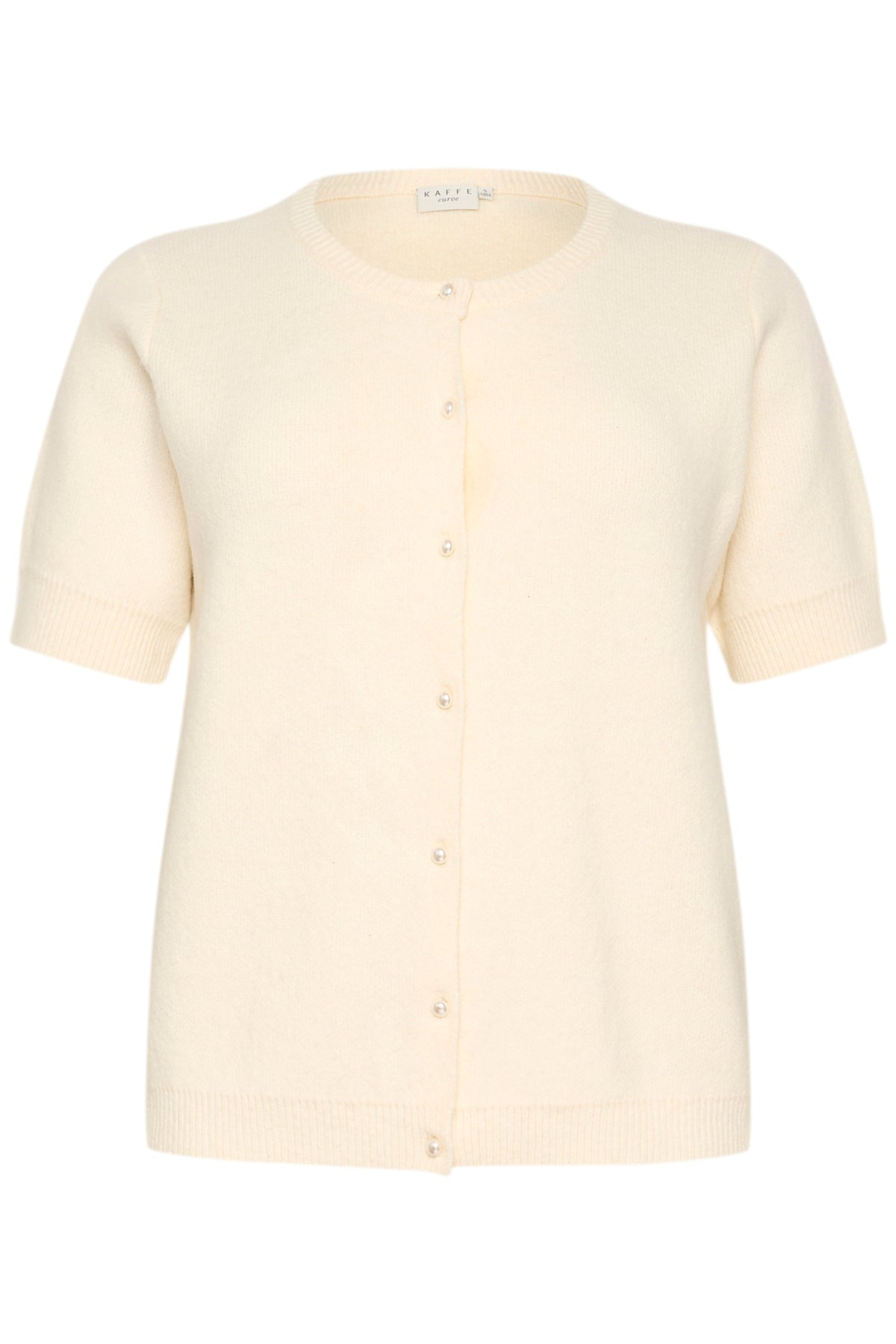 Kaffe Curve Verina Cardigan in Cream