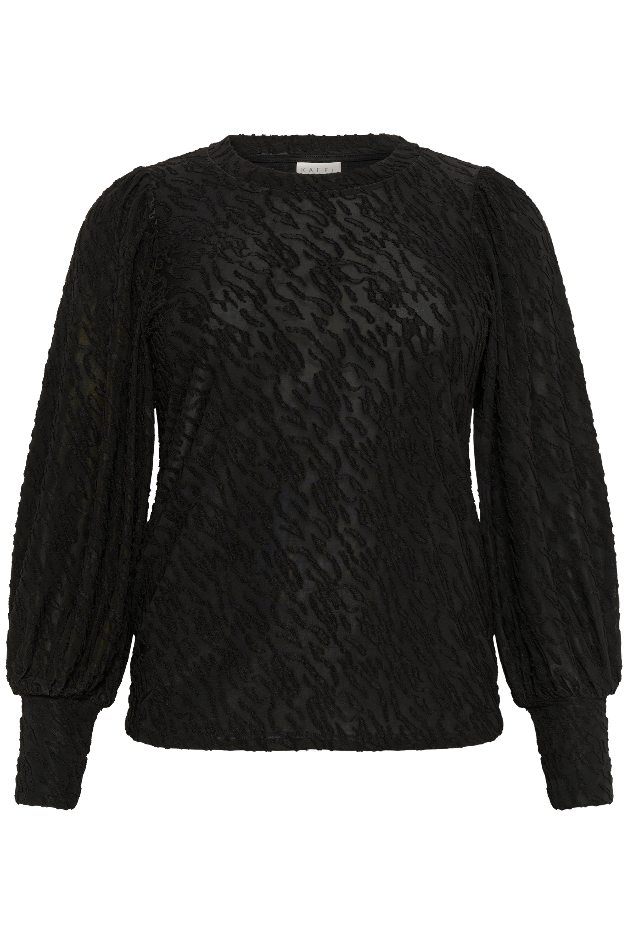 Kaffe Curve Zarina Top in Black