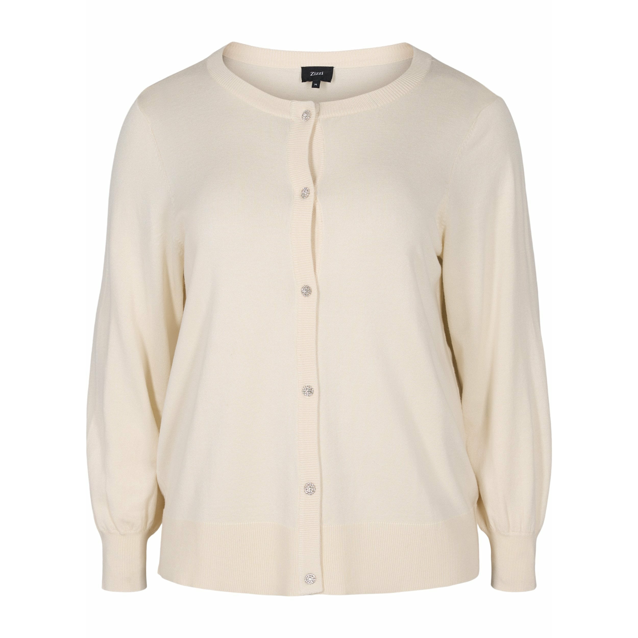 Zizzi Cardigan in Birch - Wardrobe Plus