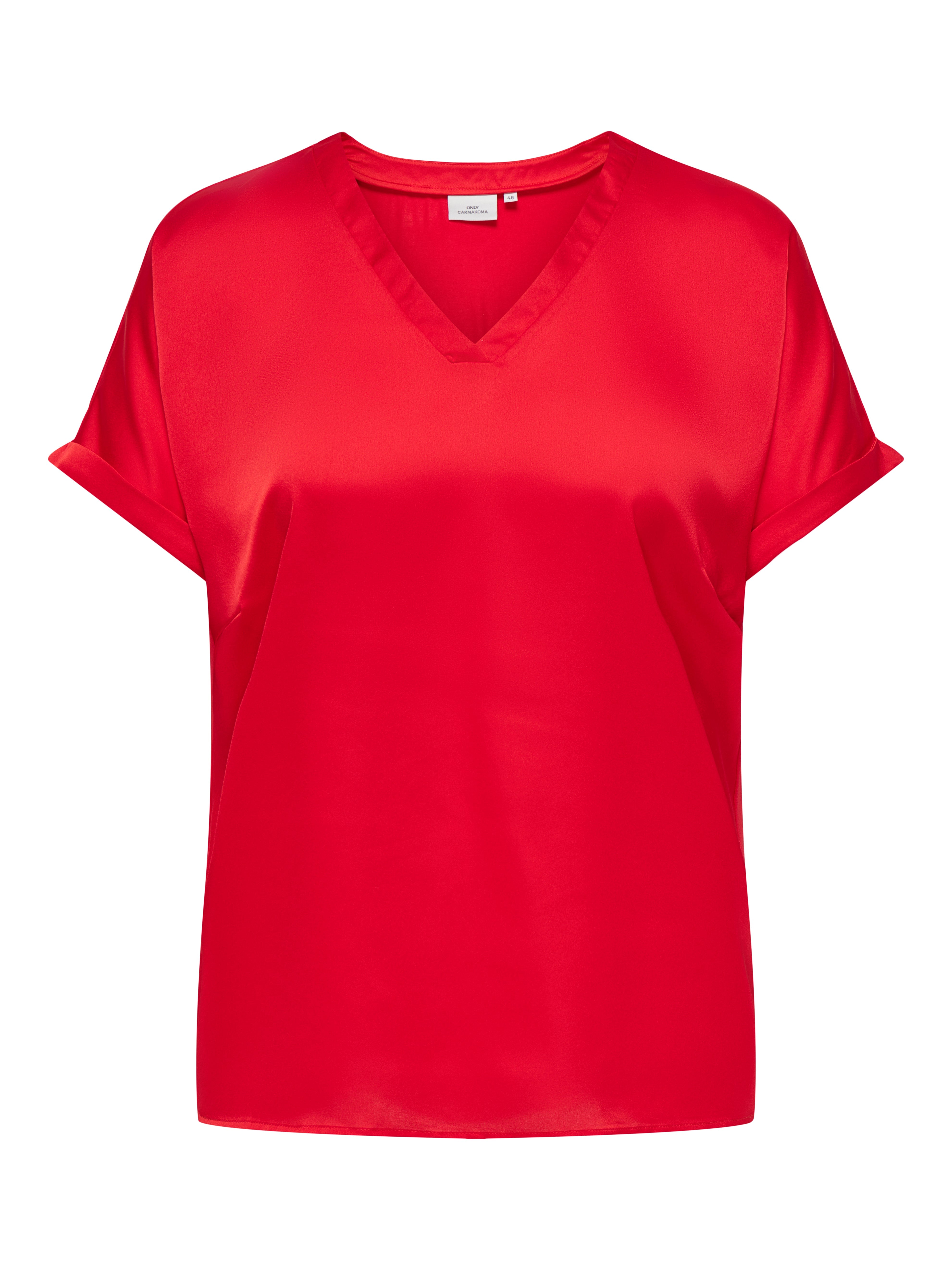 Only Carmakoma Brynja Blouse in Red