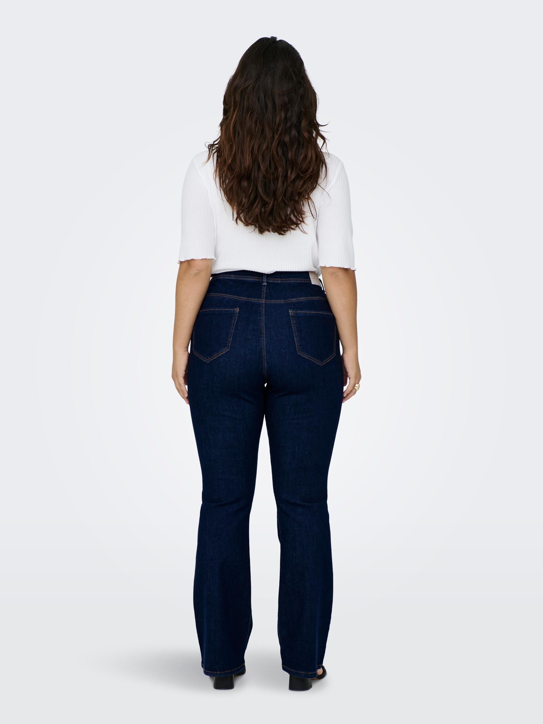 Only Carmakoma Sally Flared Jeans - Wardrobe Plus