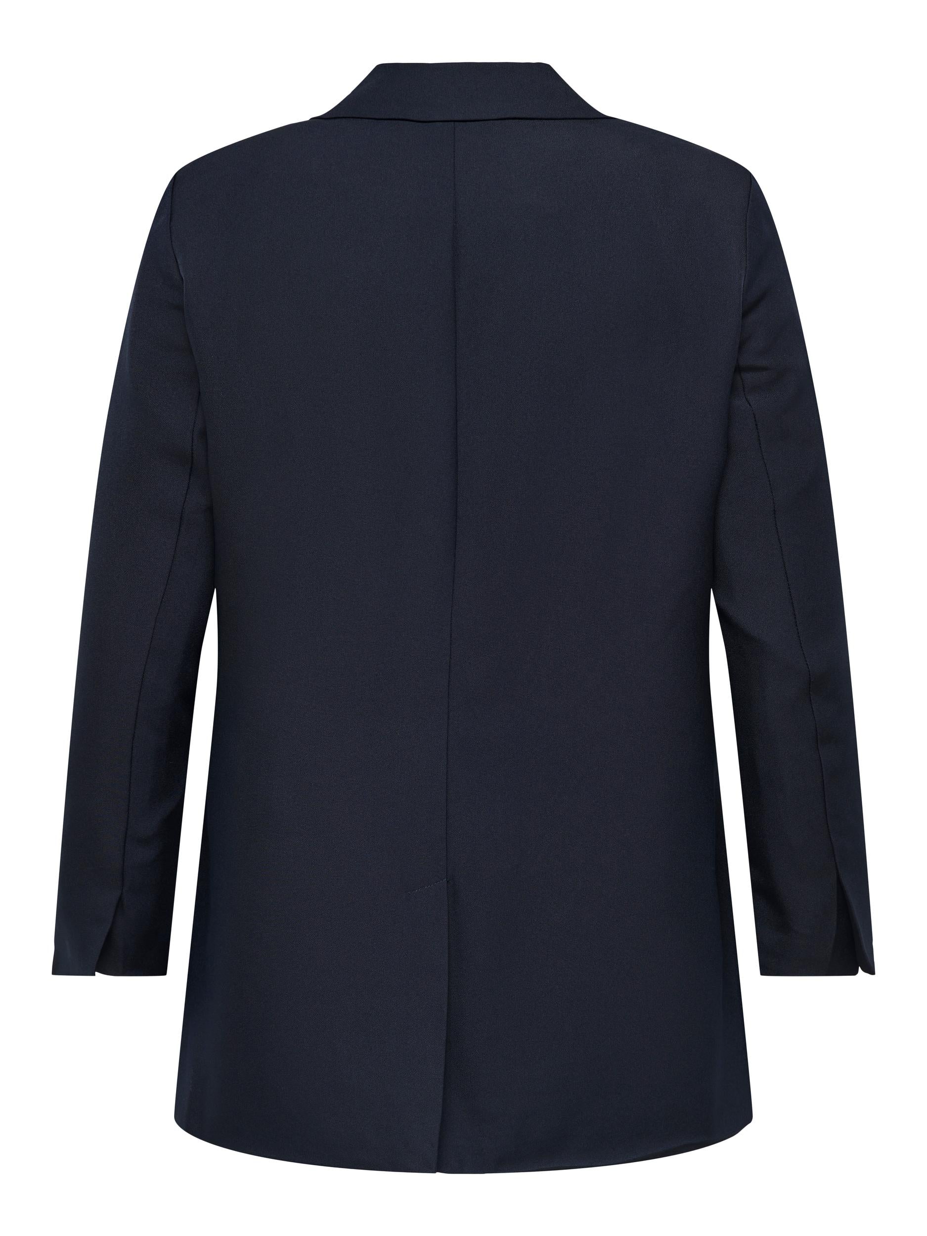 Only Carmakoma Blazer in Navy - Wardrobe Plus