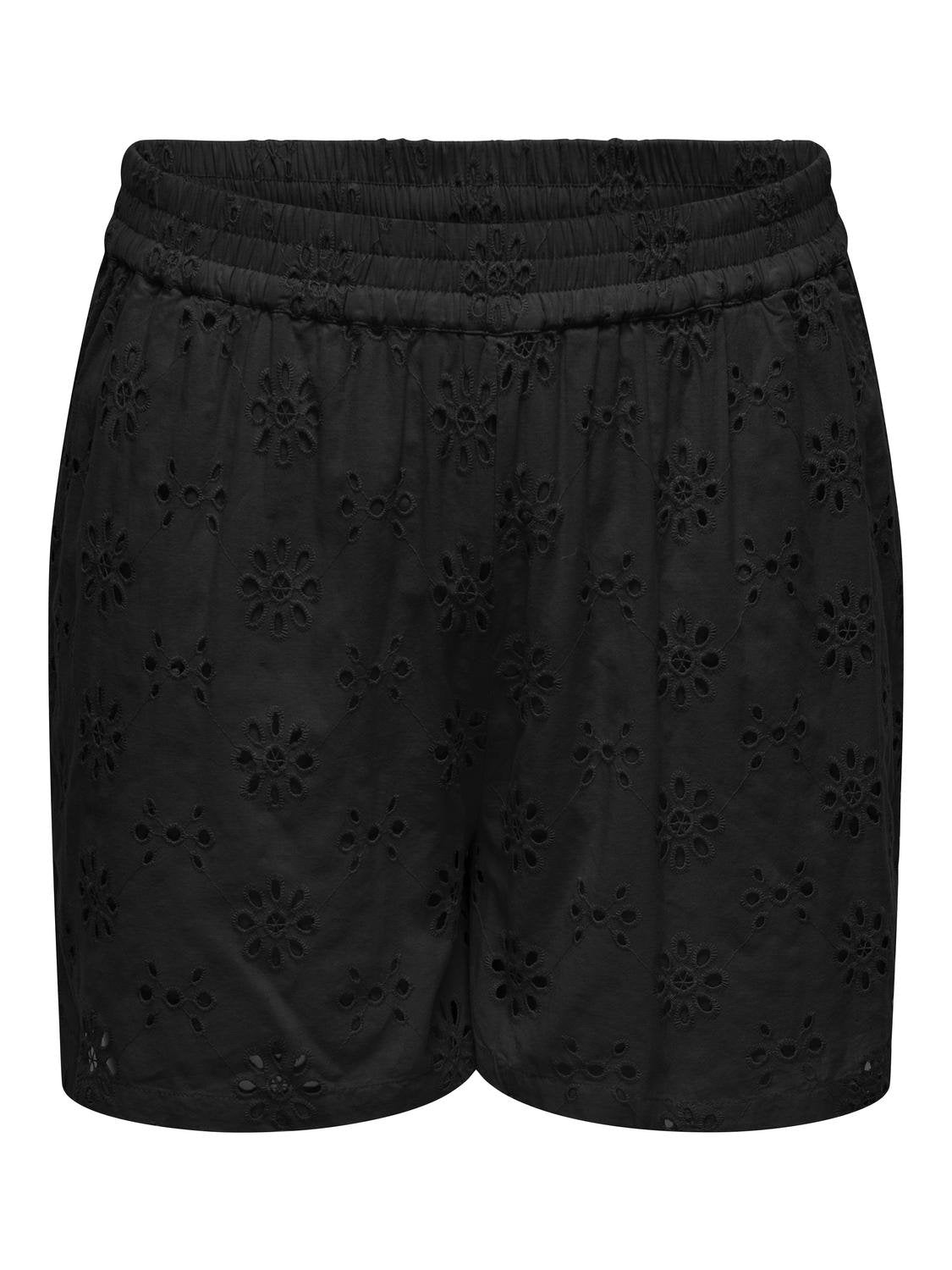 Only Carmakoma Lix Embroidered Shorts