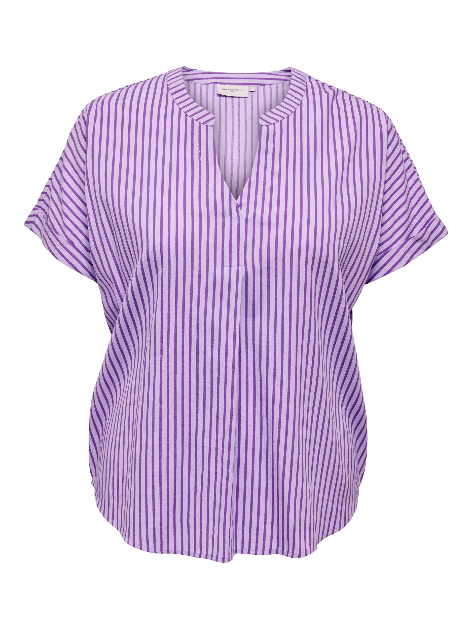 Only Carmakoma Mio Top in Purple - Wardrobe Plus