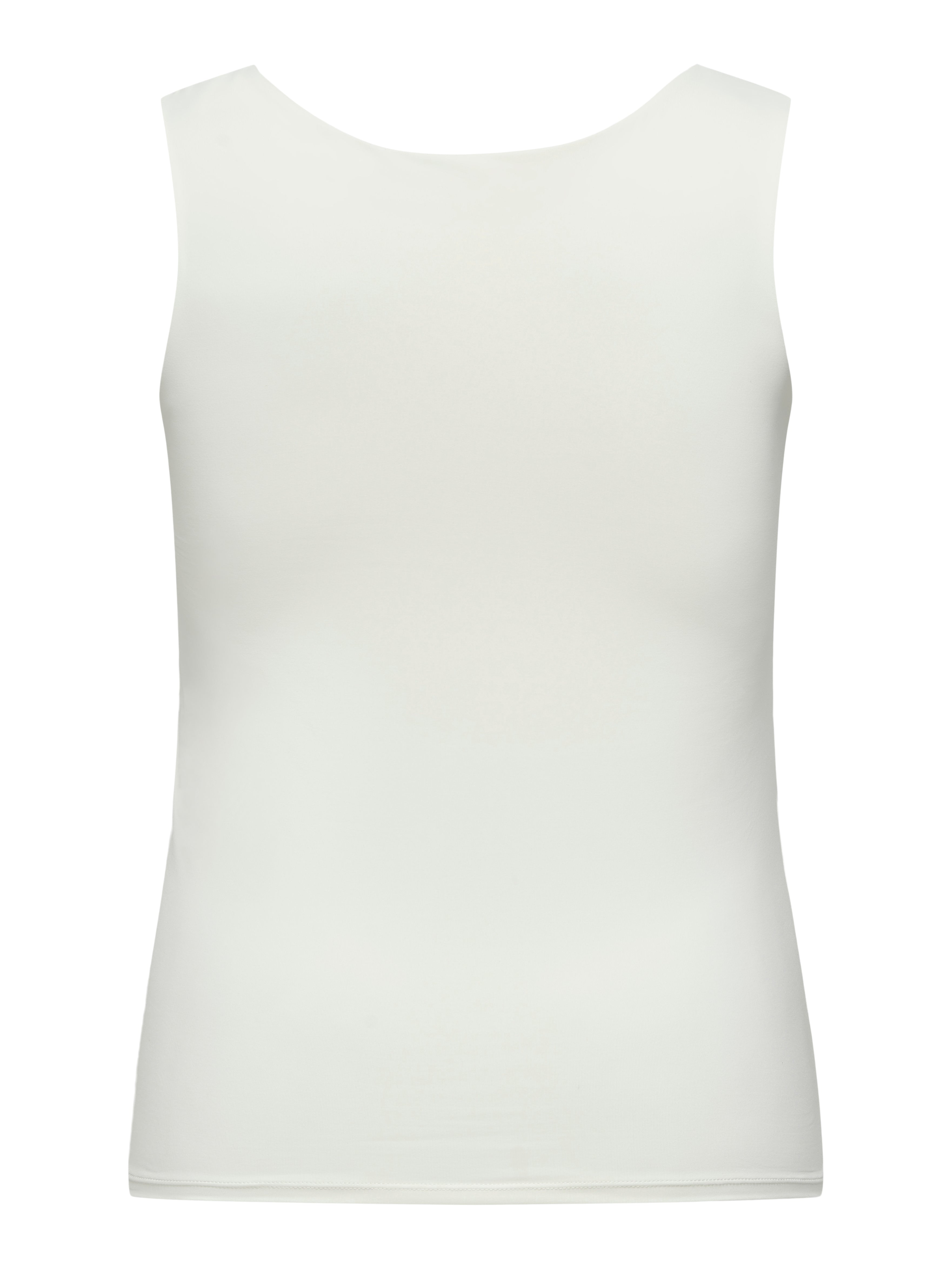 Only Carmakoma Rea 2 Way Vest Top In Cream