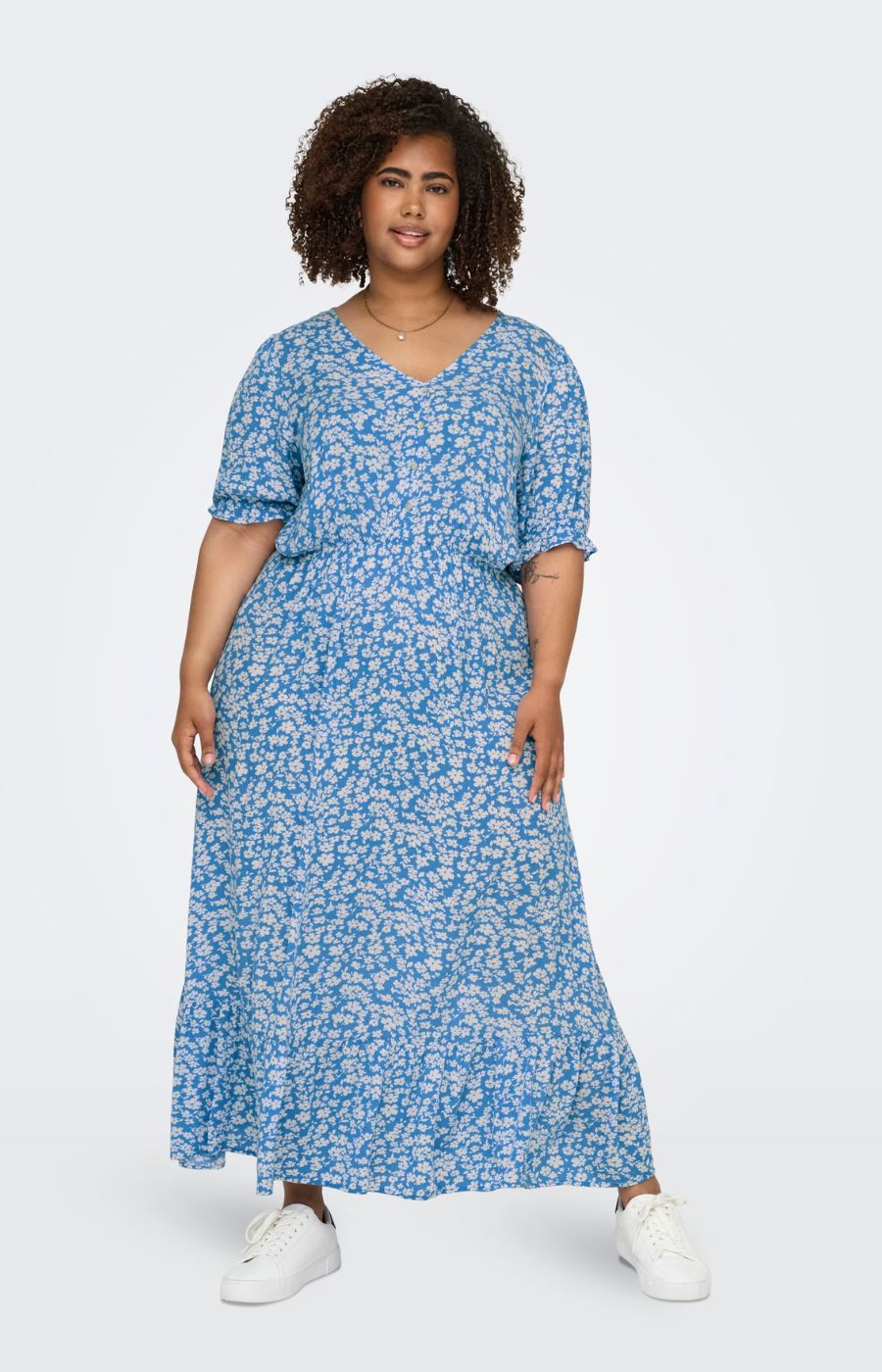 Only Carmakoma Chianti Dress in Blue 