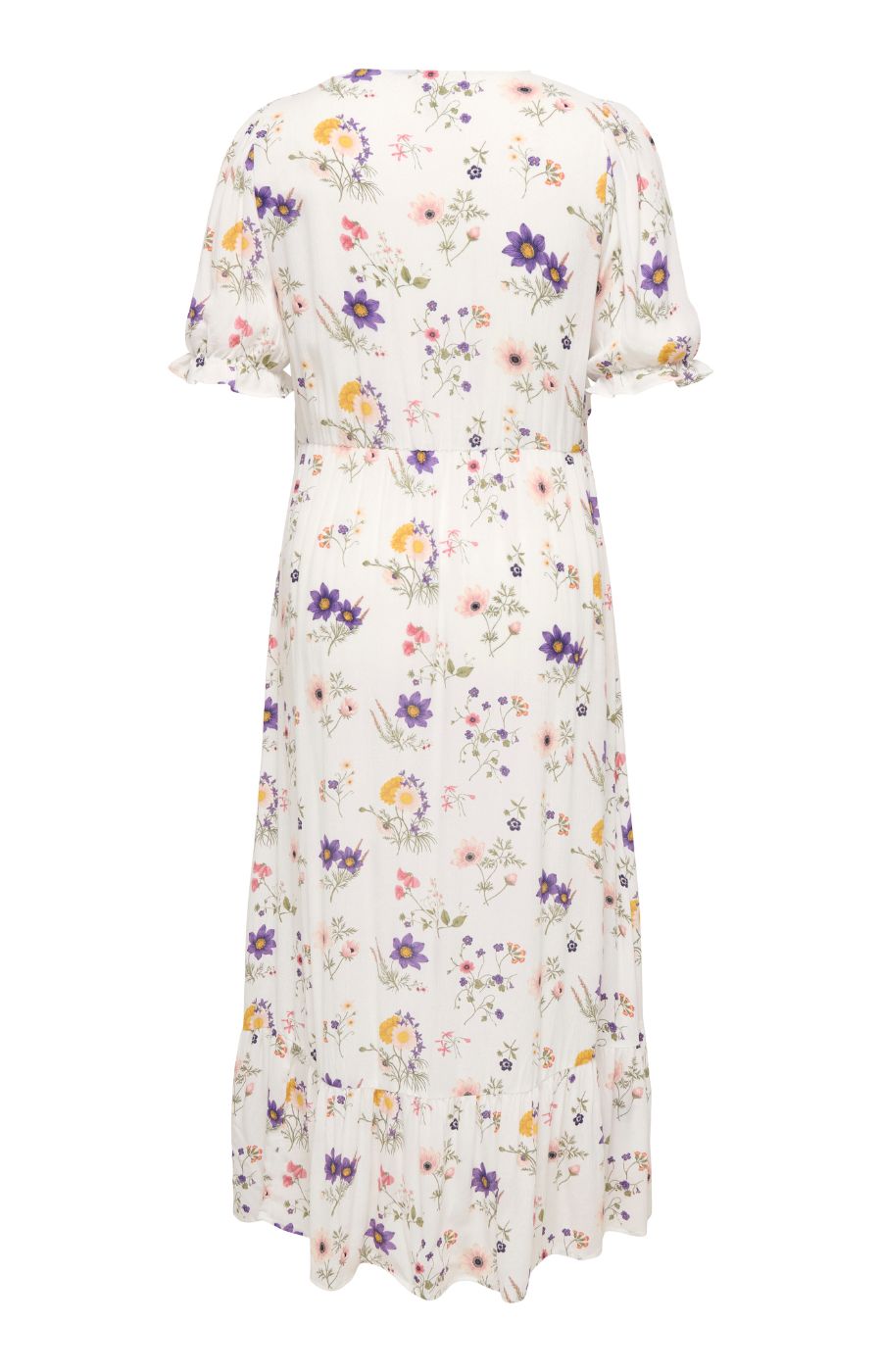 Only Carmakoma Chianti Dress in Floral White 