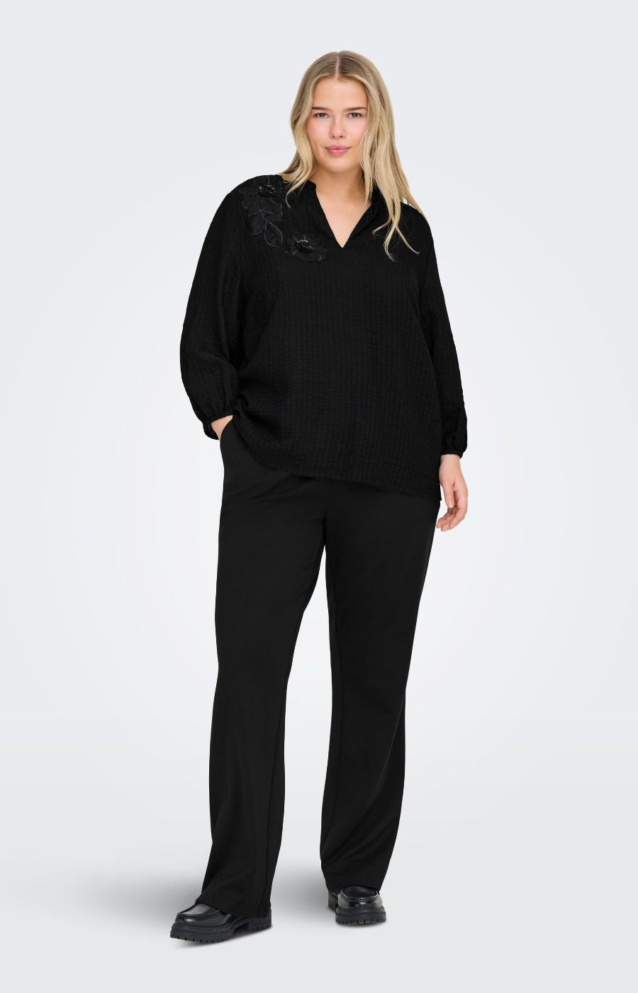 Only Carmakoma Lyne Top in Black