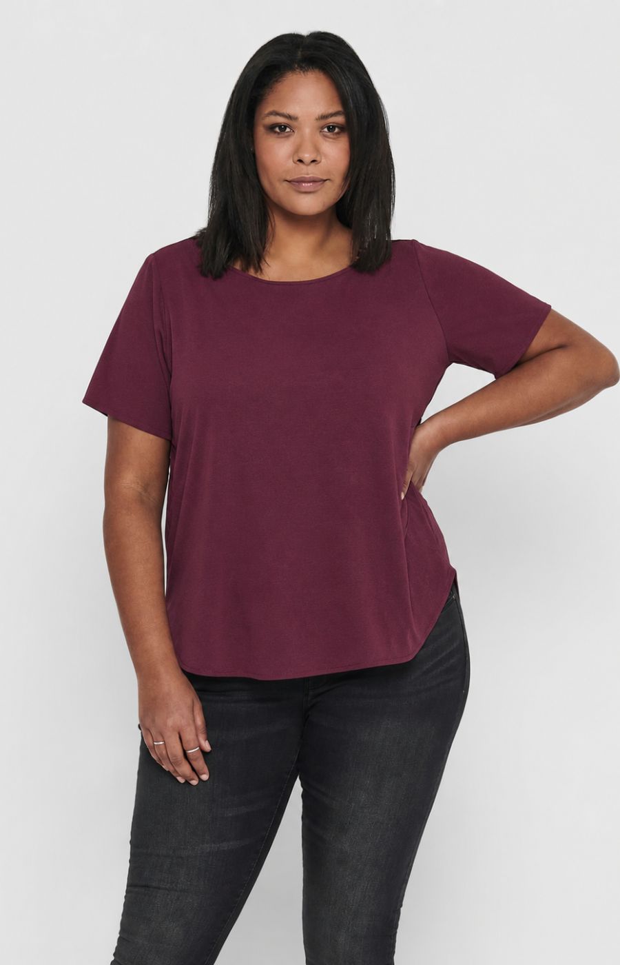 Only Carmakoma Vica Blouse in Fig 