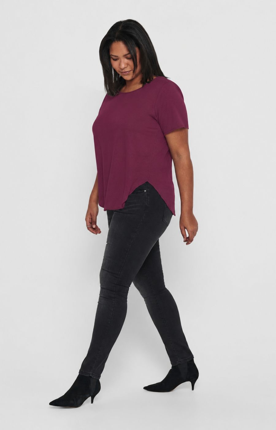 Only Carmakoma Vica Blouse in Fig 