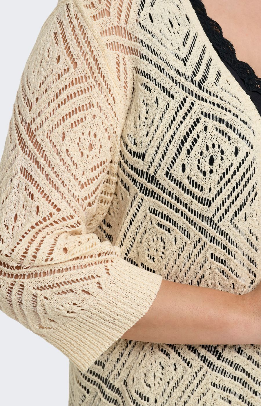 Only Carmakoma Wisty Cardigan in Cream