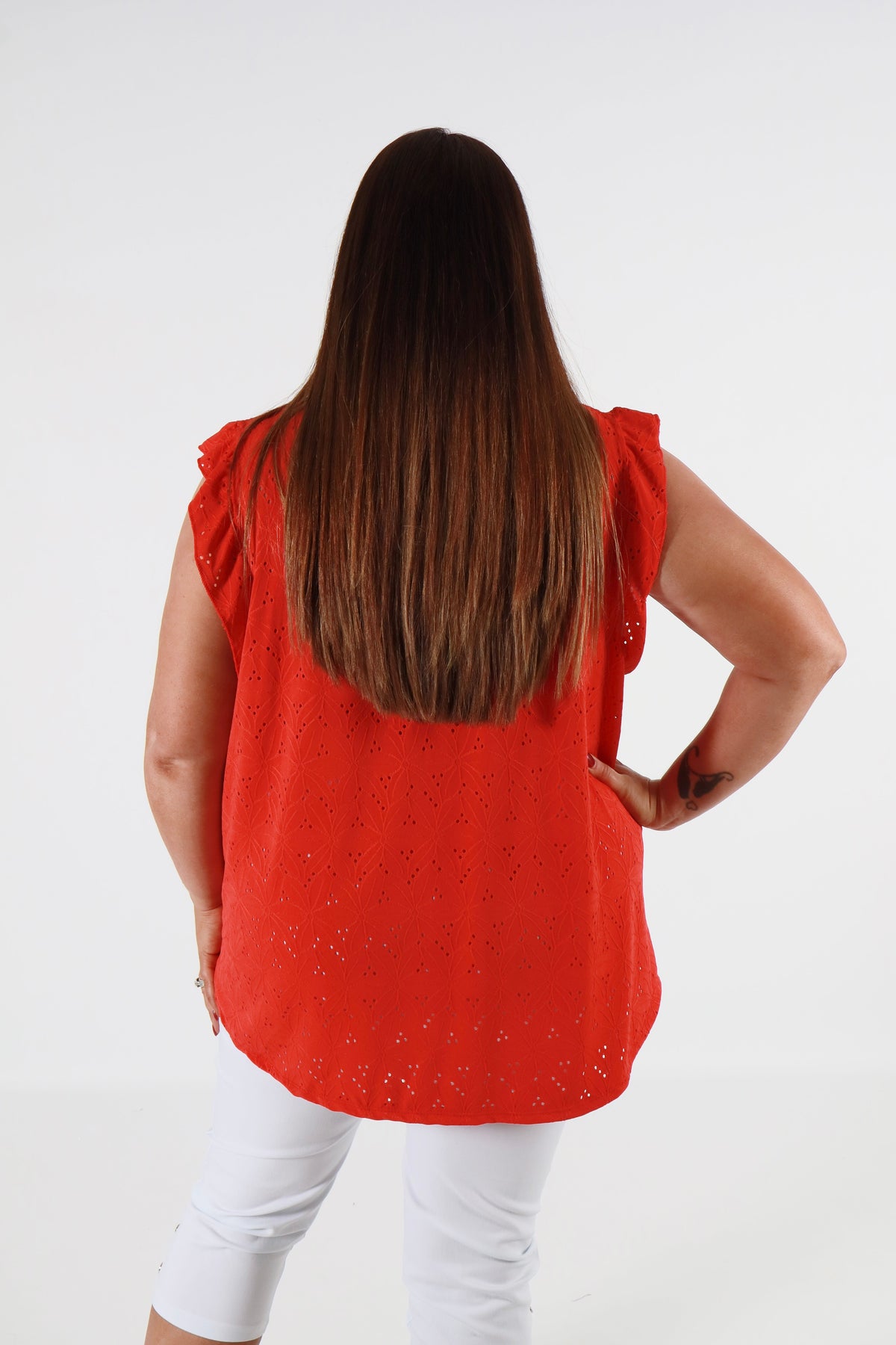 Penelope Blouse in Red