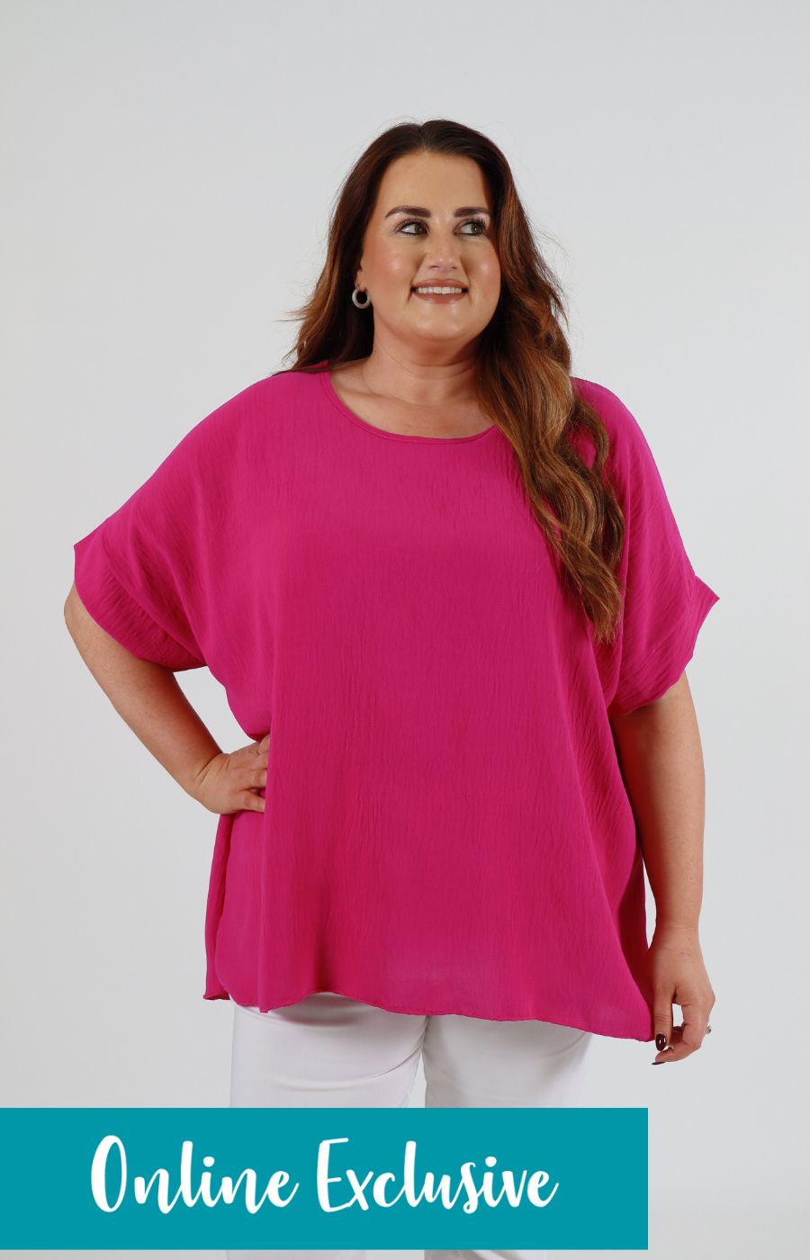Rachel Blouse in Magenta